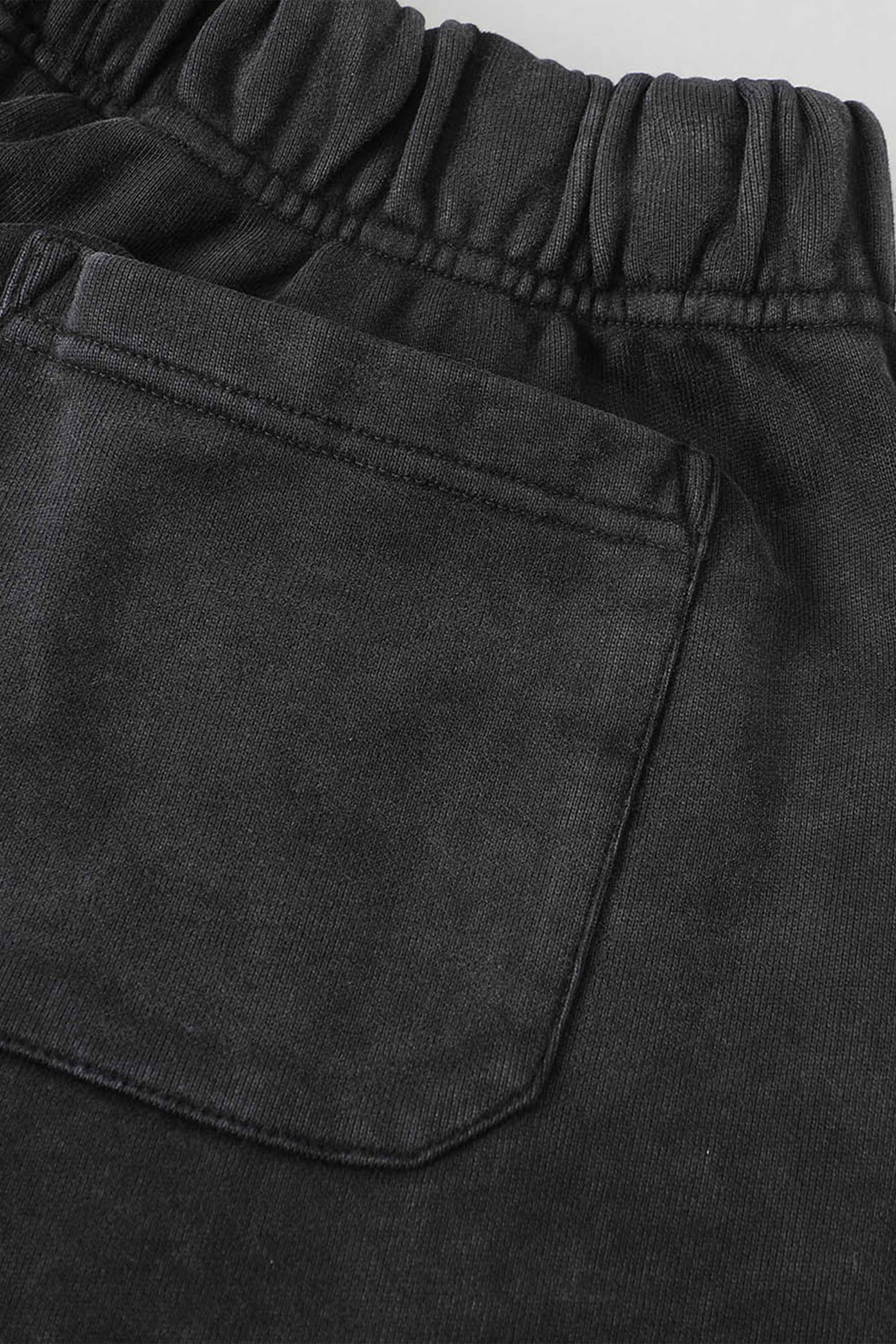 Relaxed Fit Acid Wash Trousers