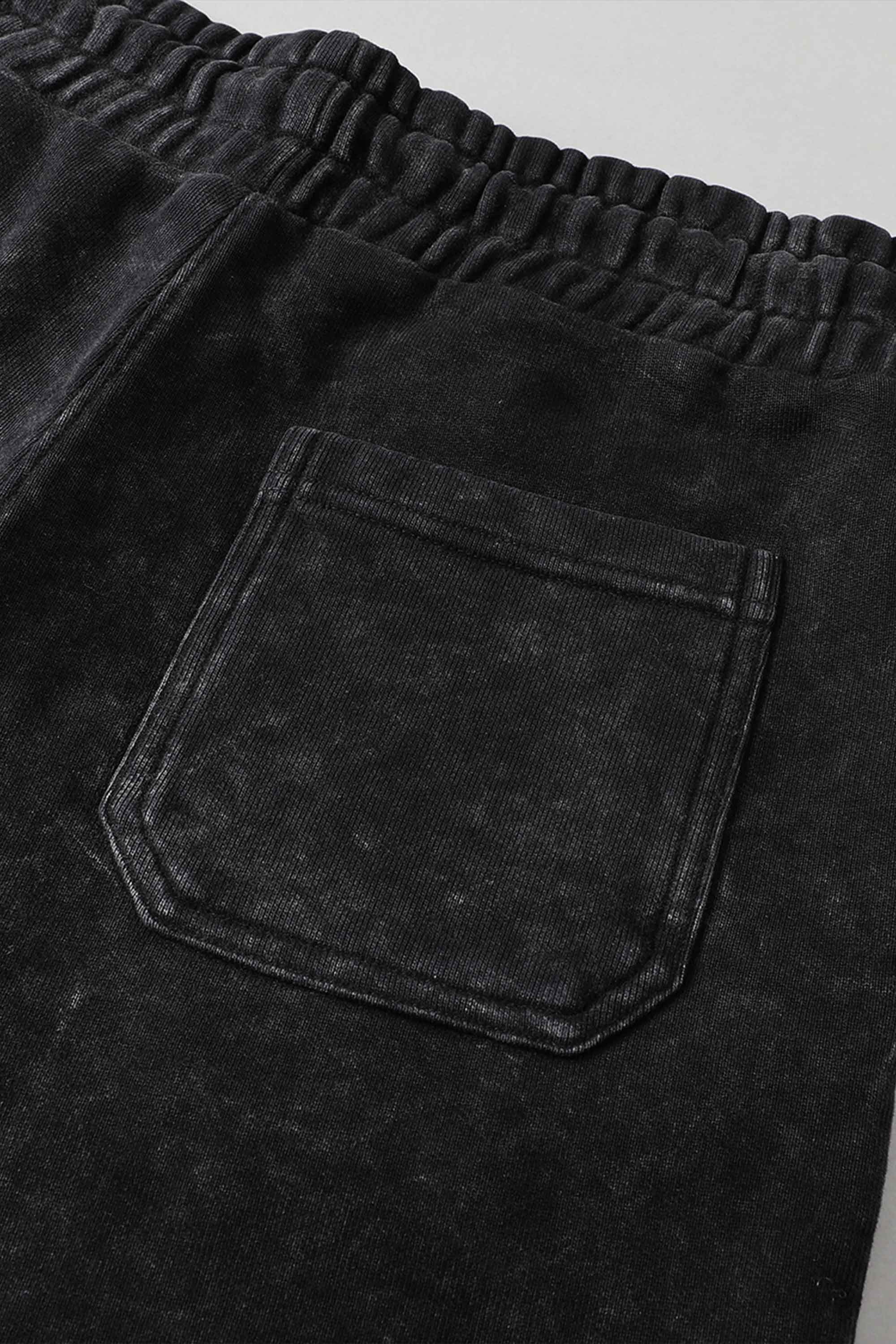 Acid Wash Brief Shorts