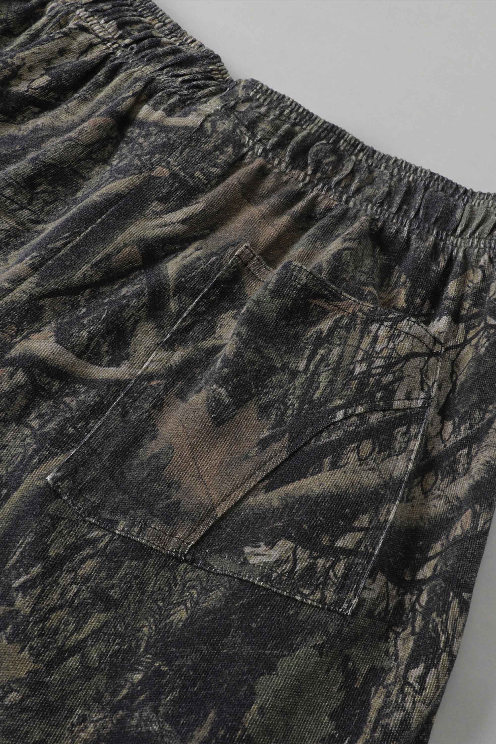 Dark Camouflage Laid-Back Trousers