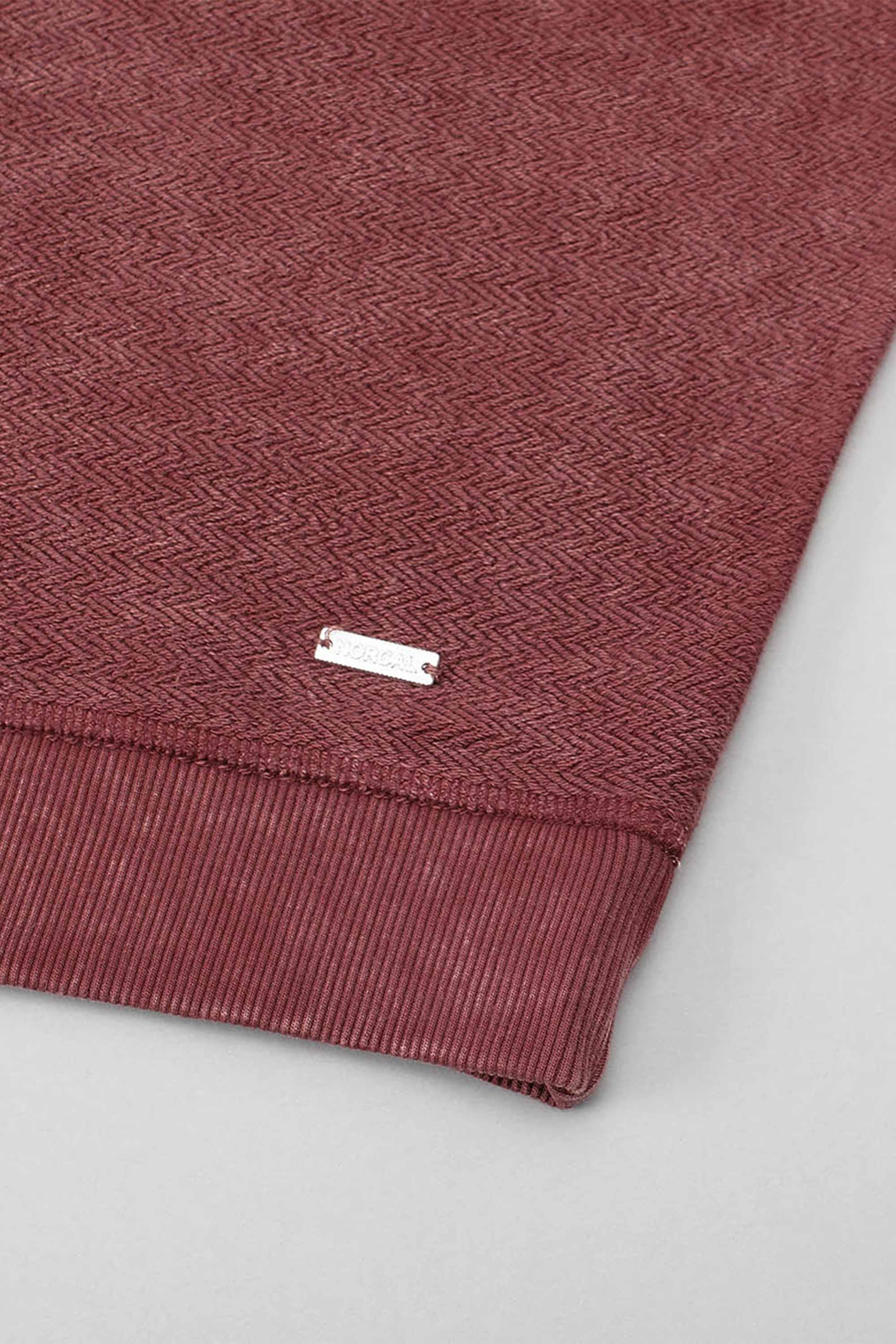 Herringbone Acid Wash Sweatshirt