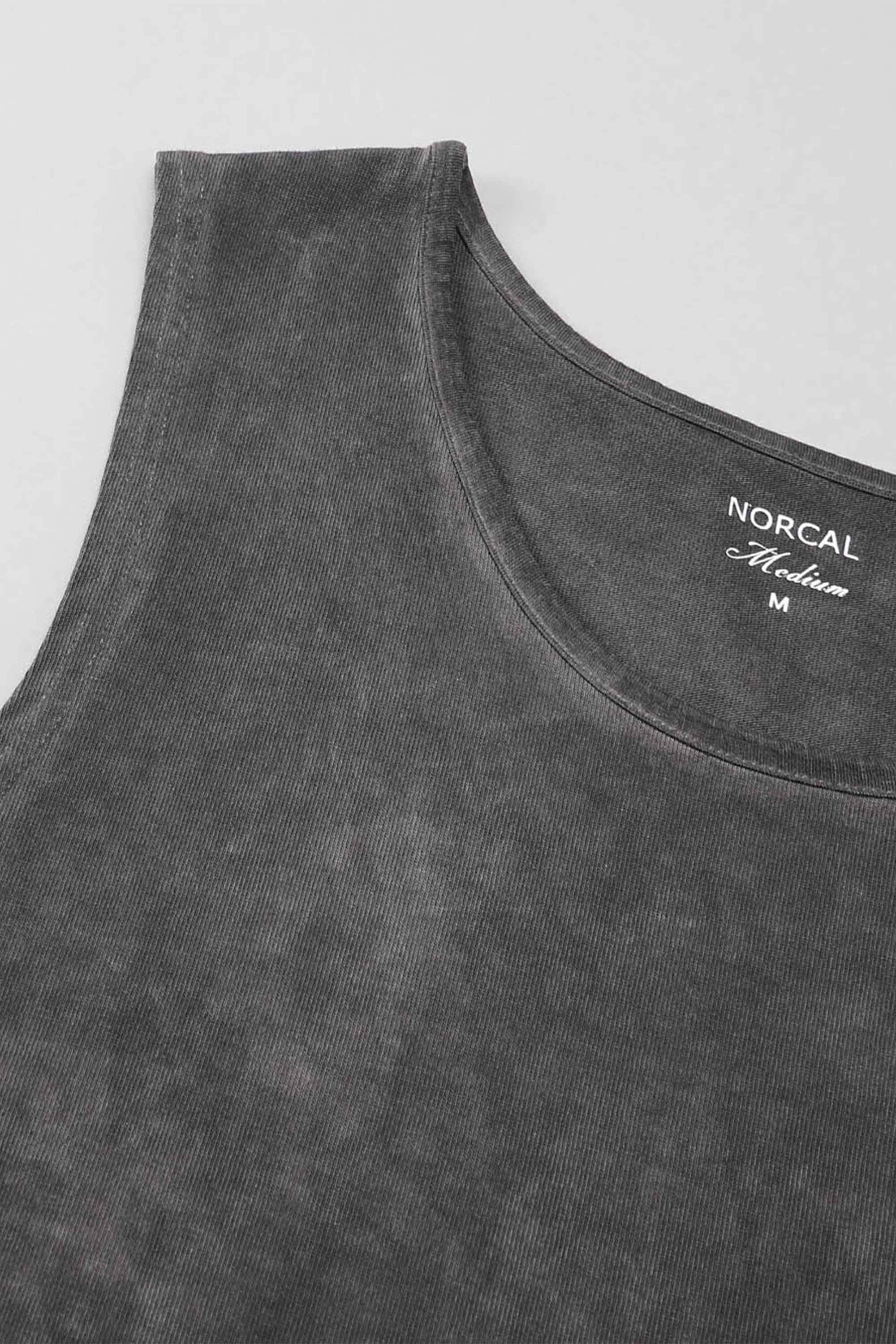 Oil Wash Scoop Bottom Tanktop