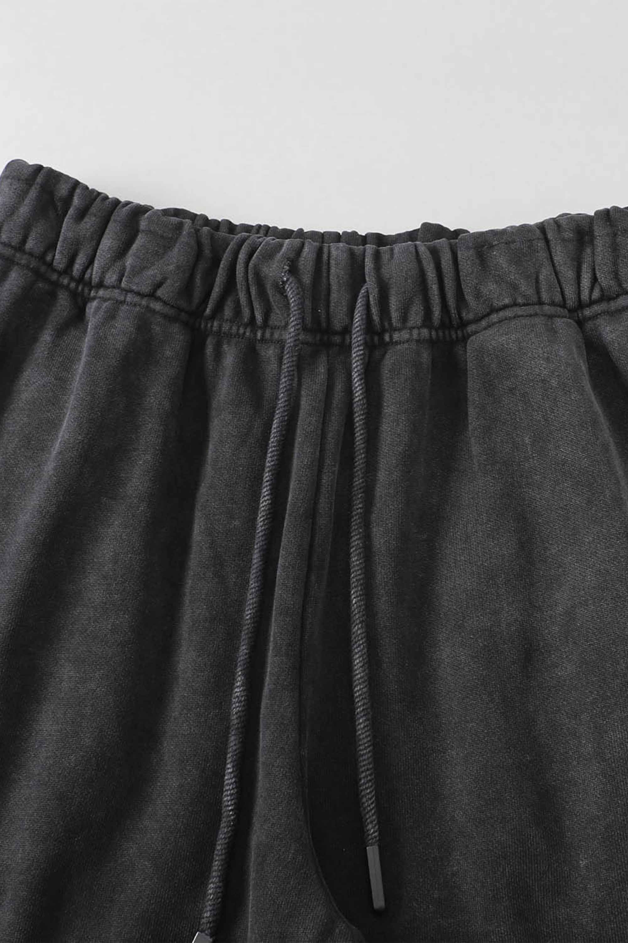 Relaxed Fit Acid Wash Trousers