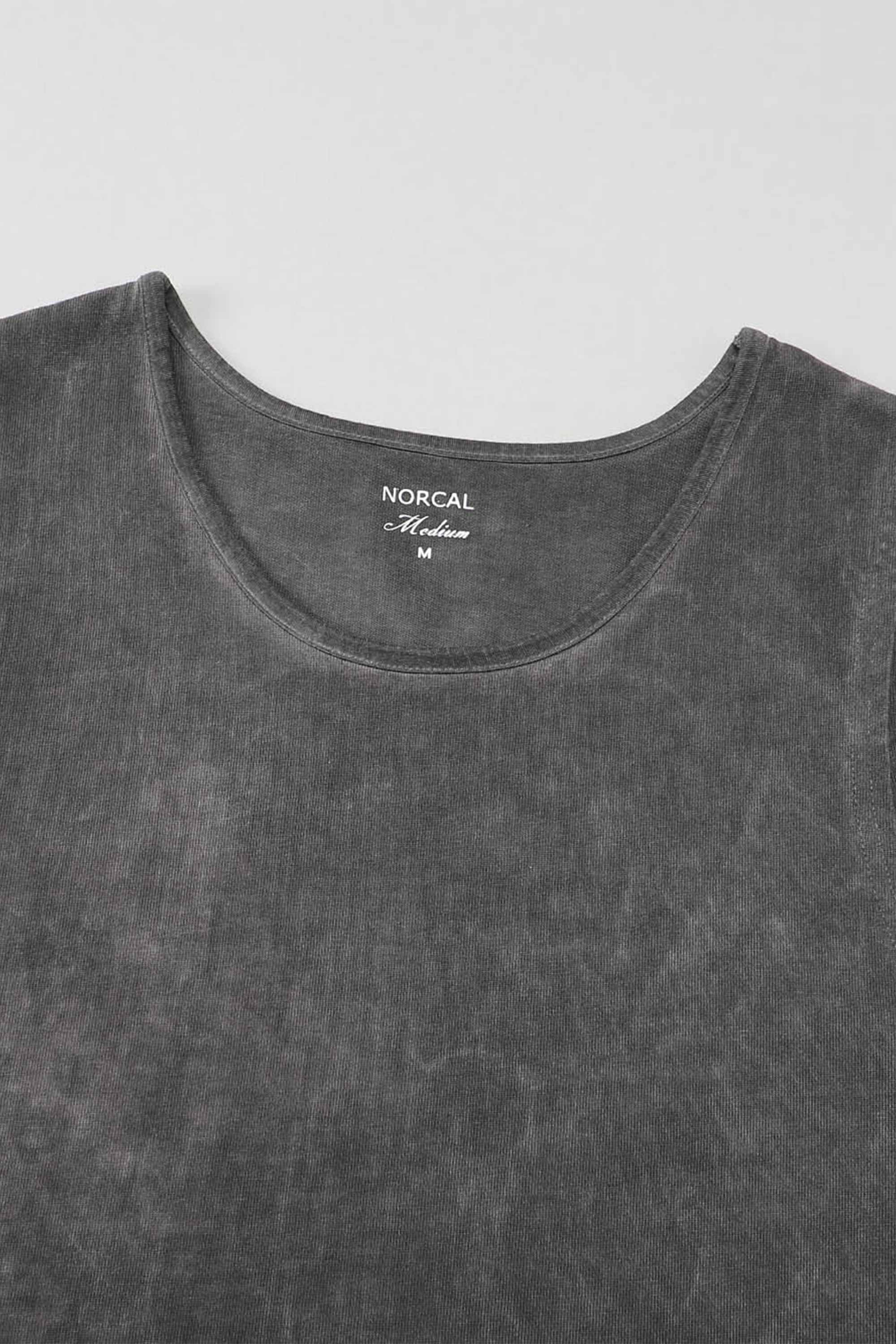 Oil Wash Scoop Bottom Tanktop
