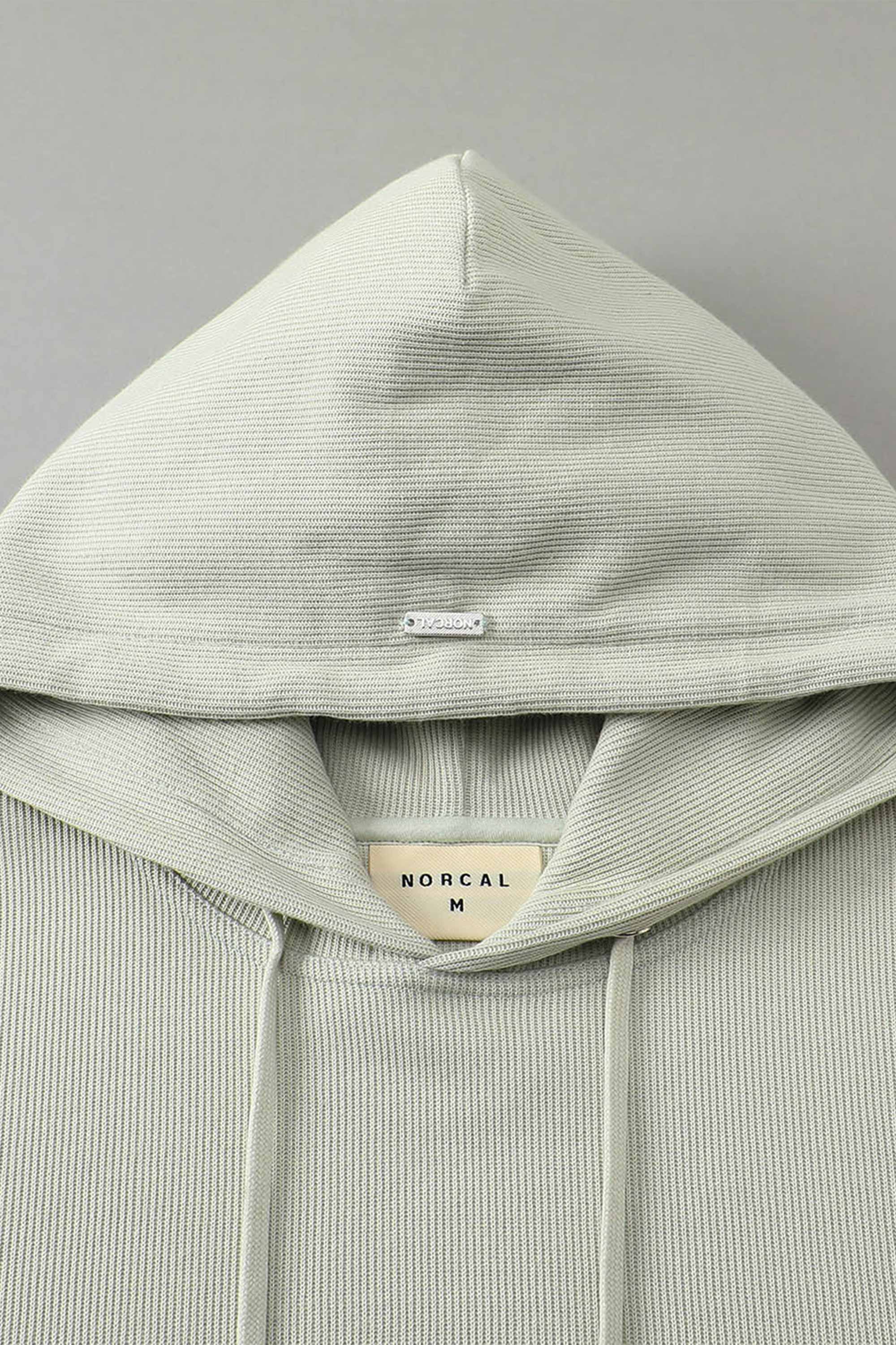 Mint Green Sweater Knit Hoodie