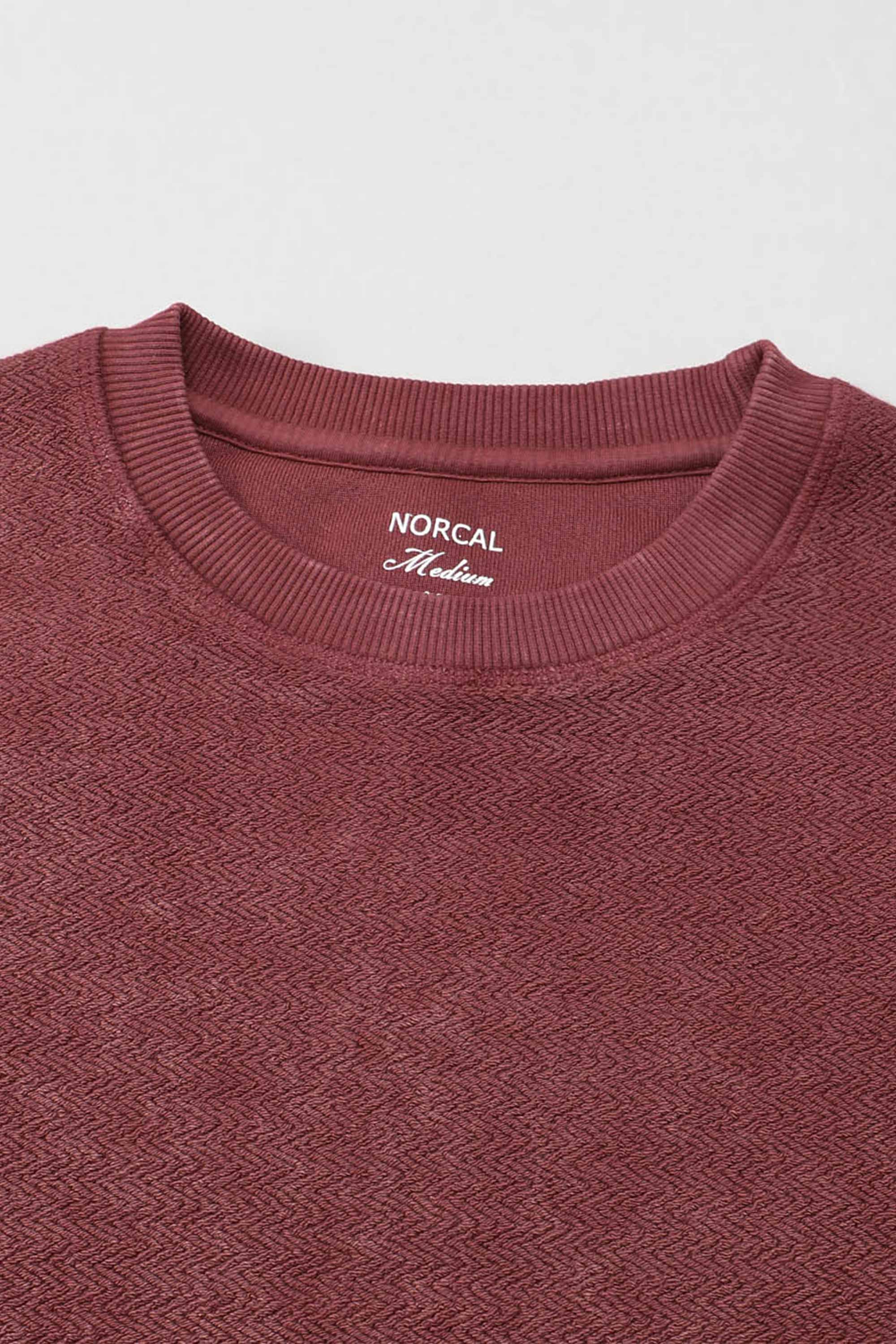 Herringbone Acid Wash Sweatshirt