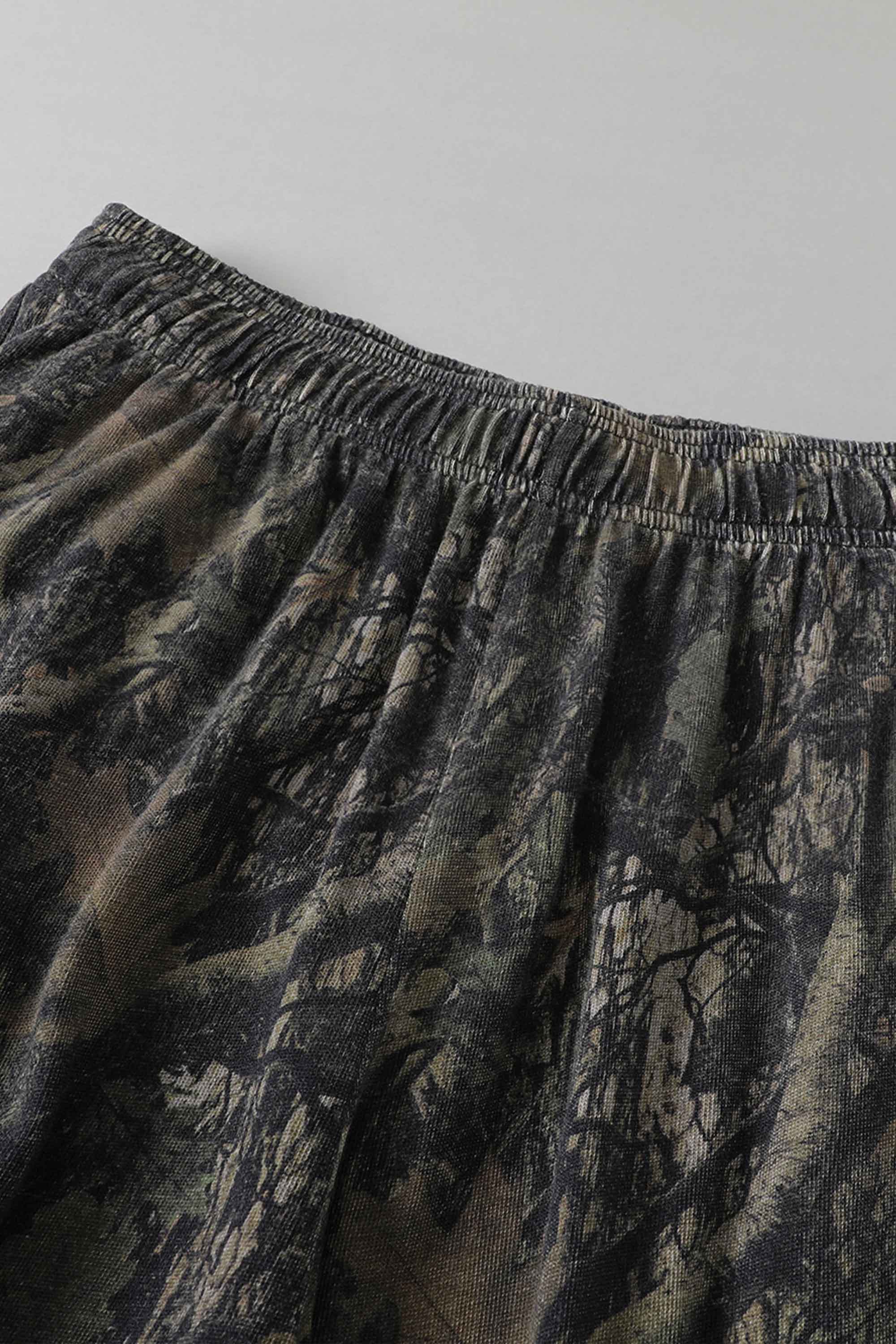 Dark Camouflage Laid-Back Trousers
