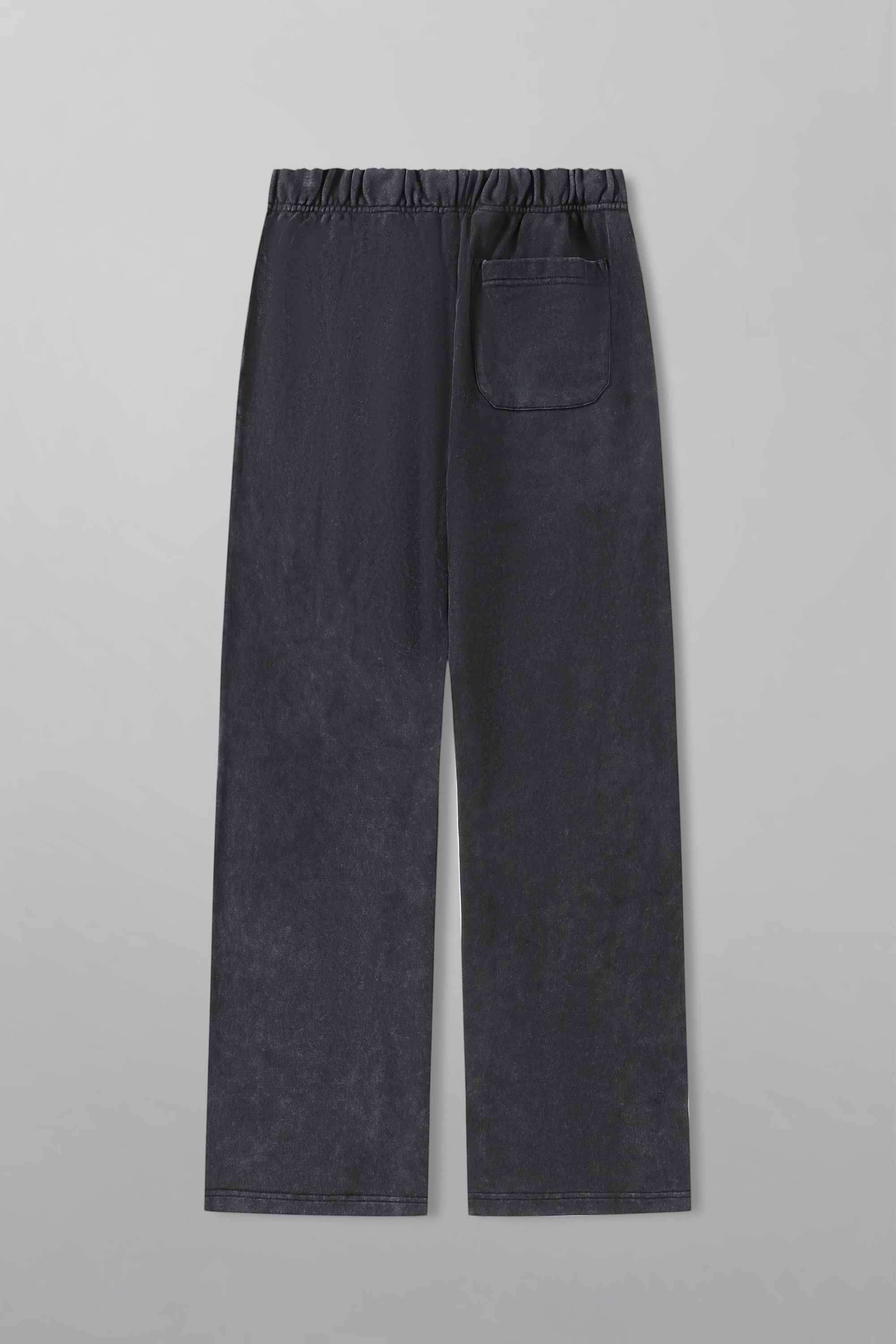 Relaxed Fit Acid Wash Trousers