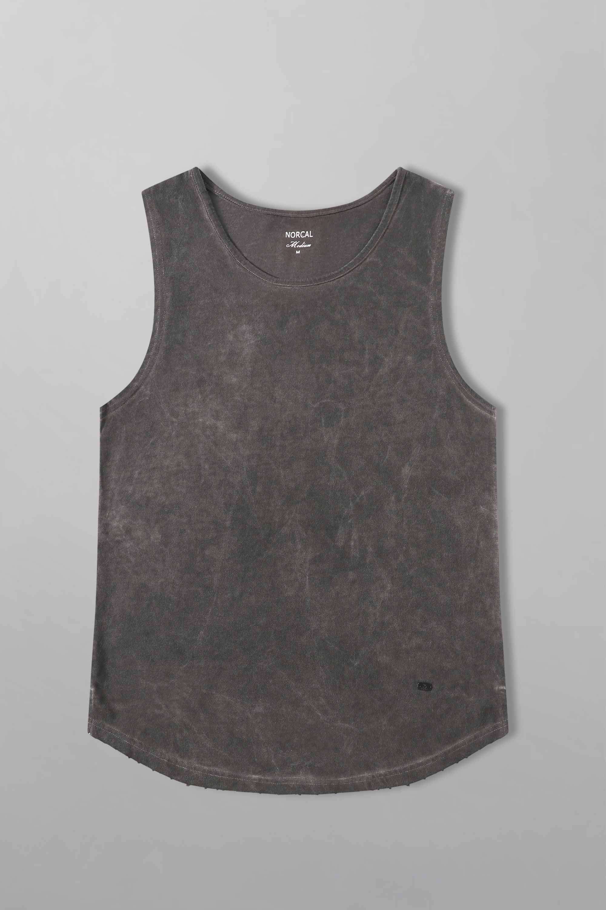 Oil Wash Scoop Bottom Tanktop
