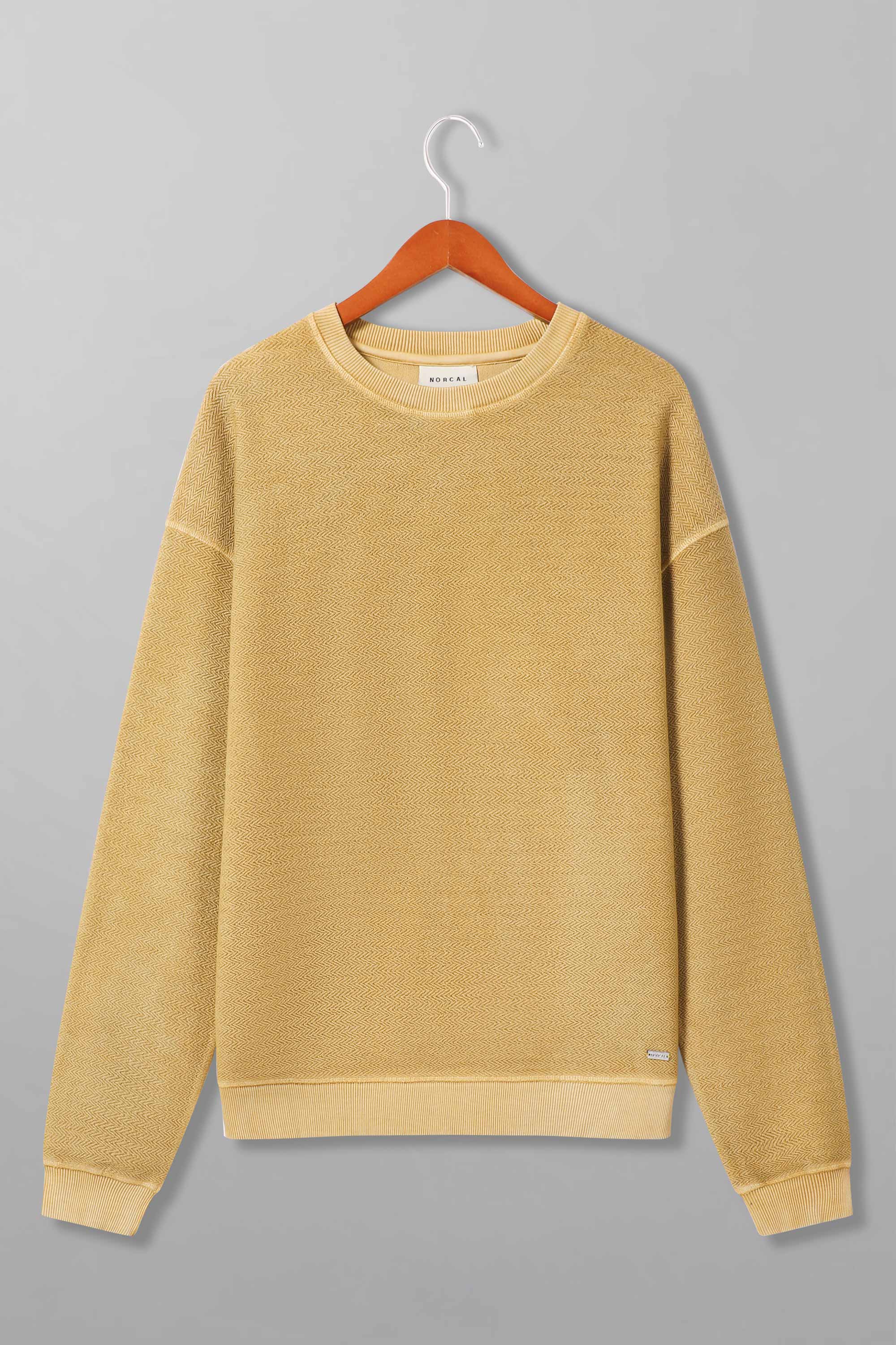 Herringbone Acid Wash Sweatshirt