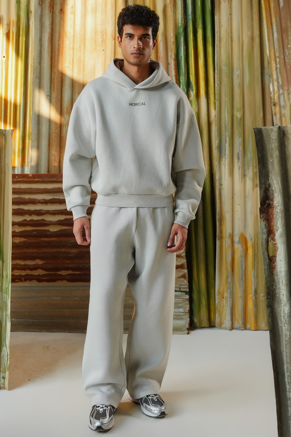 Special Terry-Jersey Bonding Fabric Pullover - Silver Grey