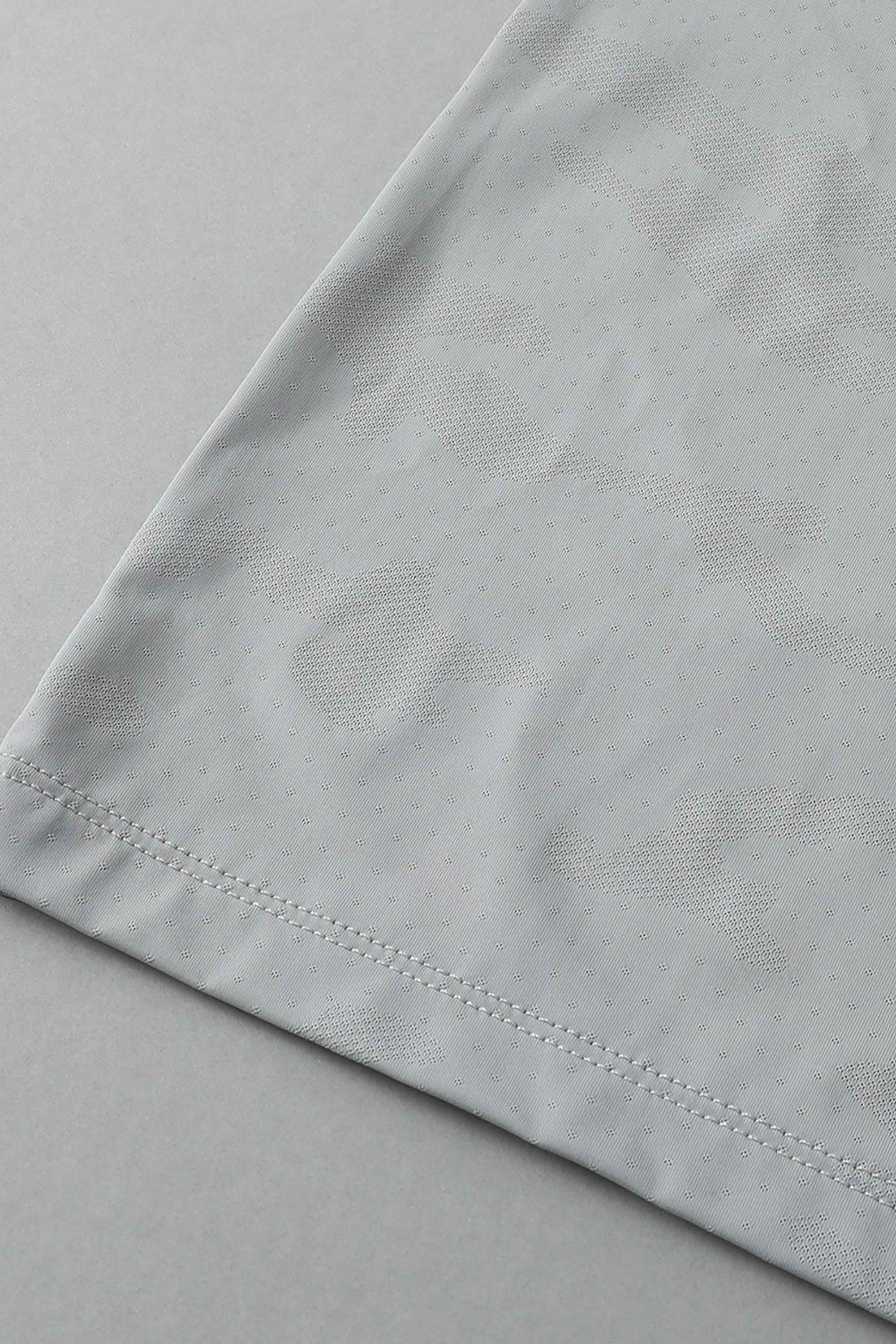 Camouflage Textured Breathable Dri-Fit Tee