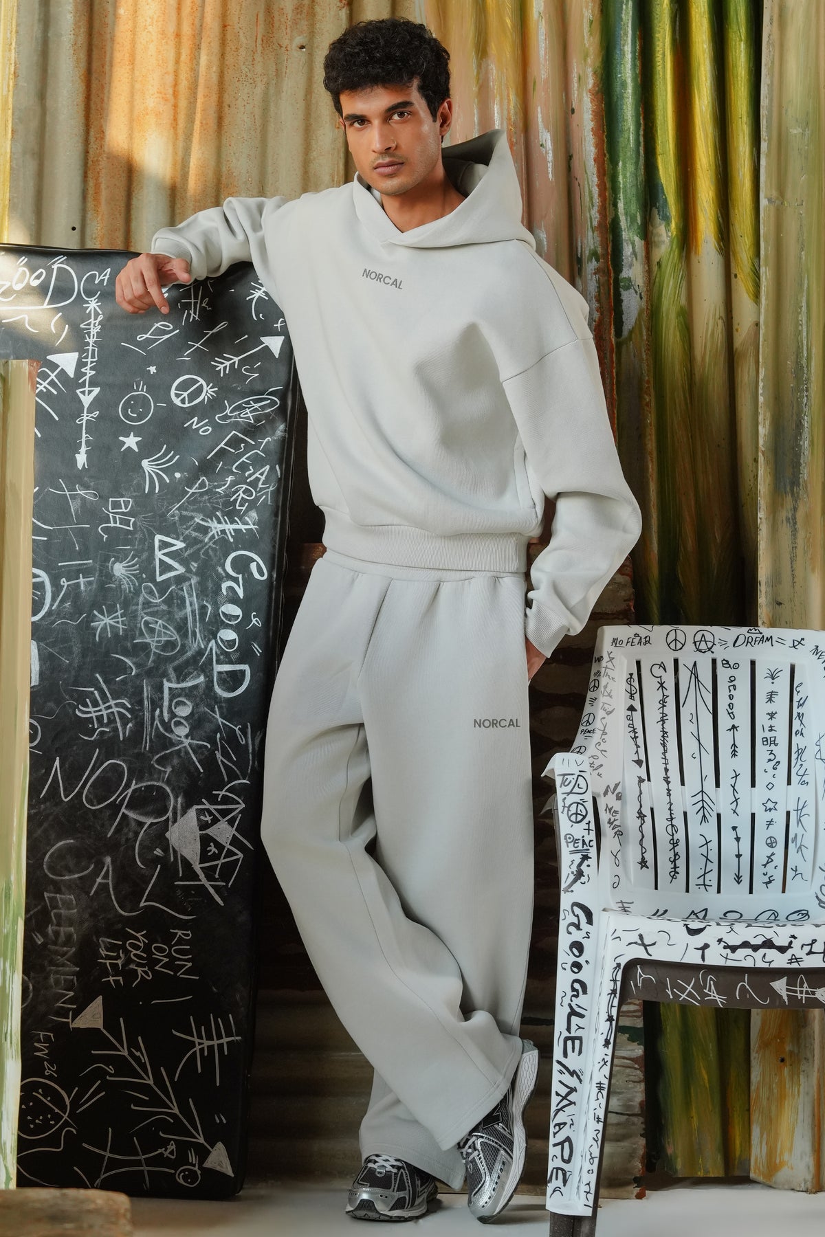 Special Terry-Jersey Bonding Fabric Pullover - Silver Grey