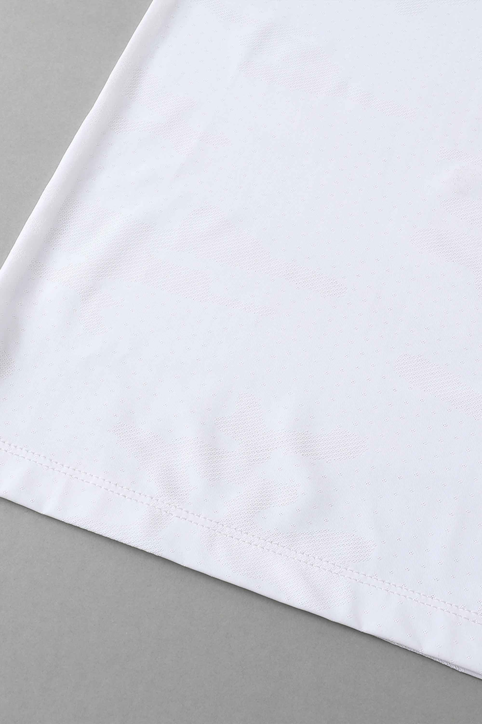 Camouflage Textured Breathable Dri-Fit Tee