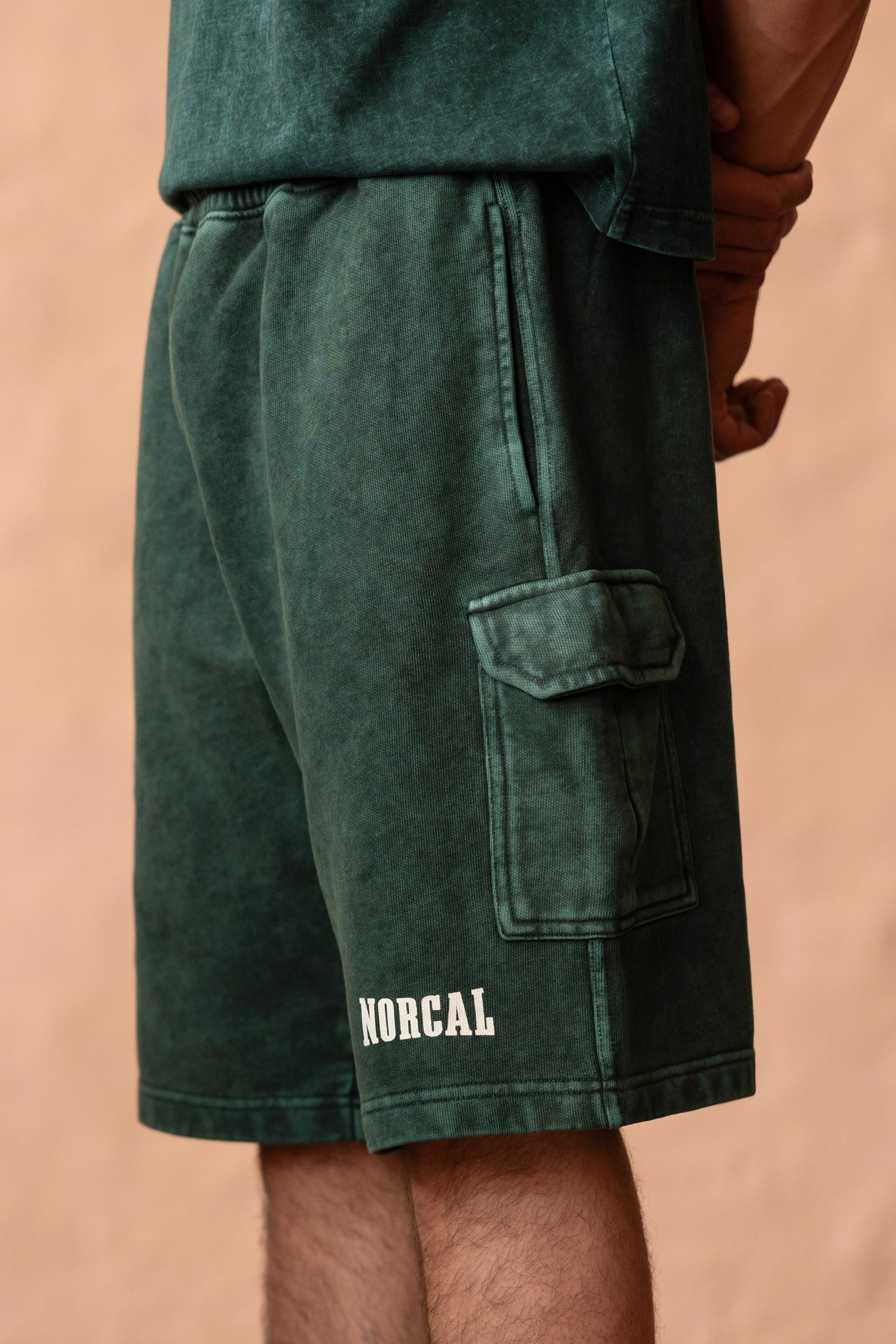 Cargo Acid Wash Shorts