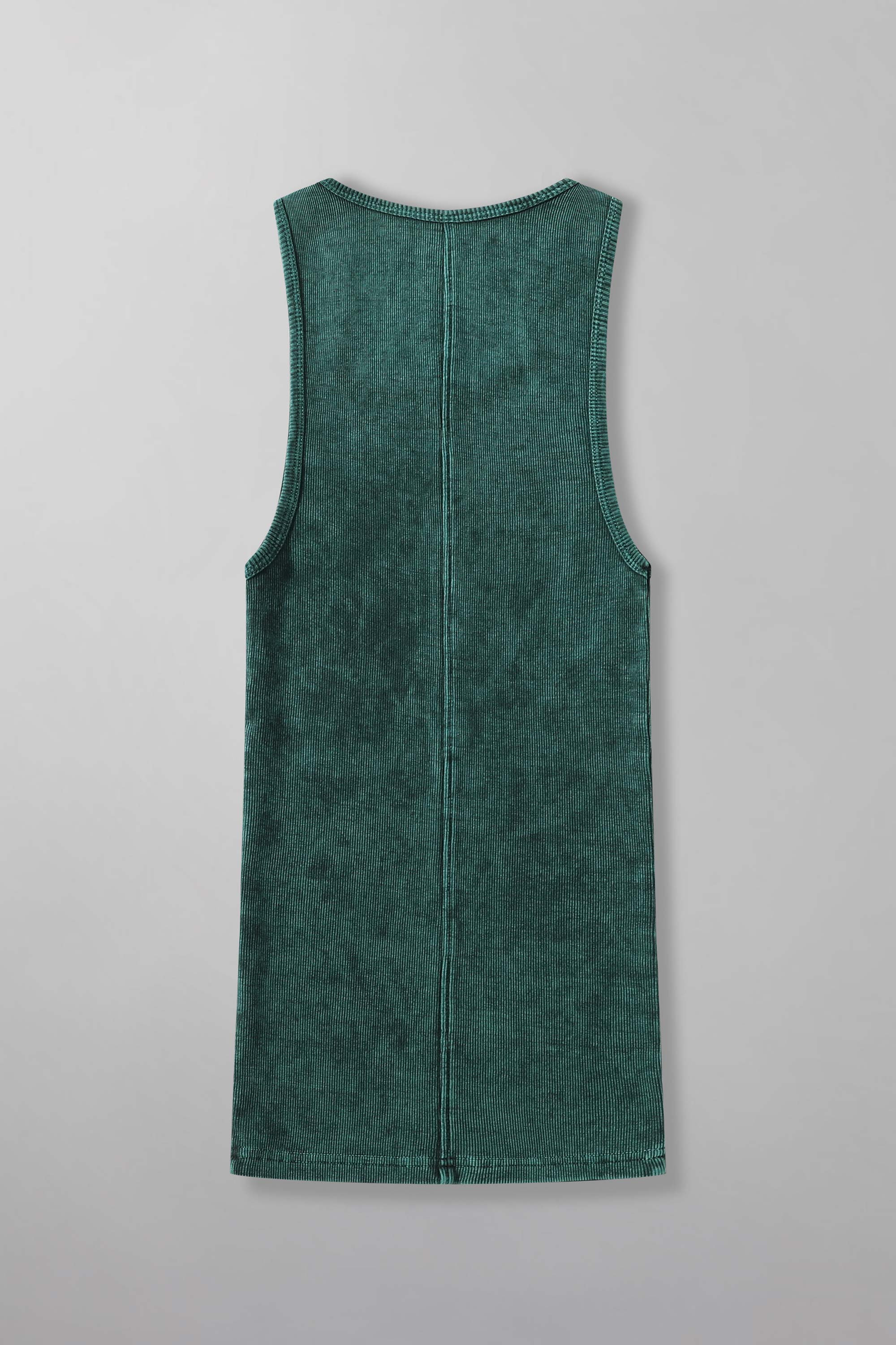 Acid Wash Straight Bottom Rib Tank