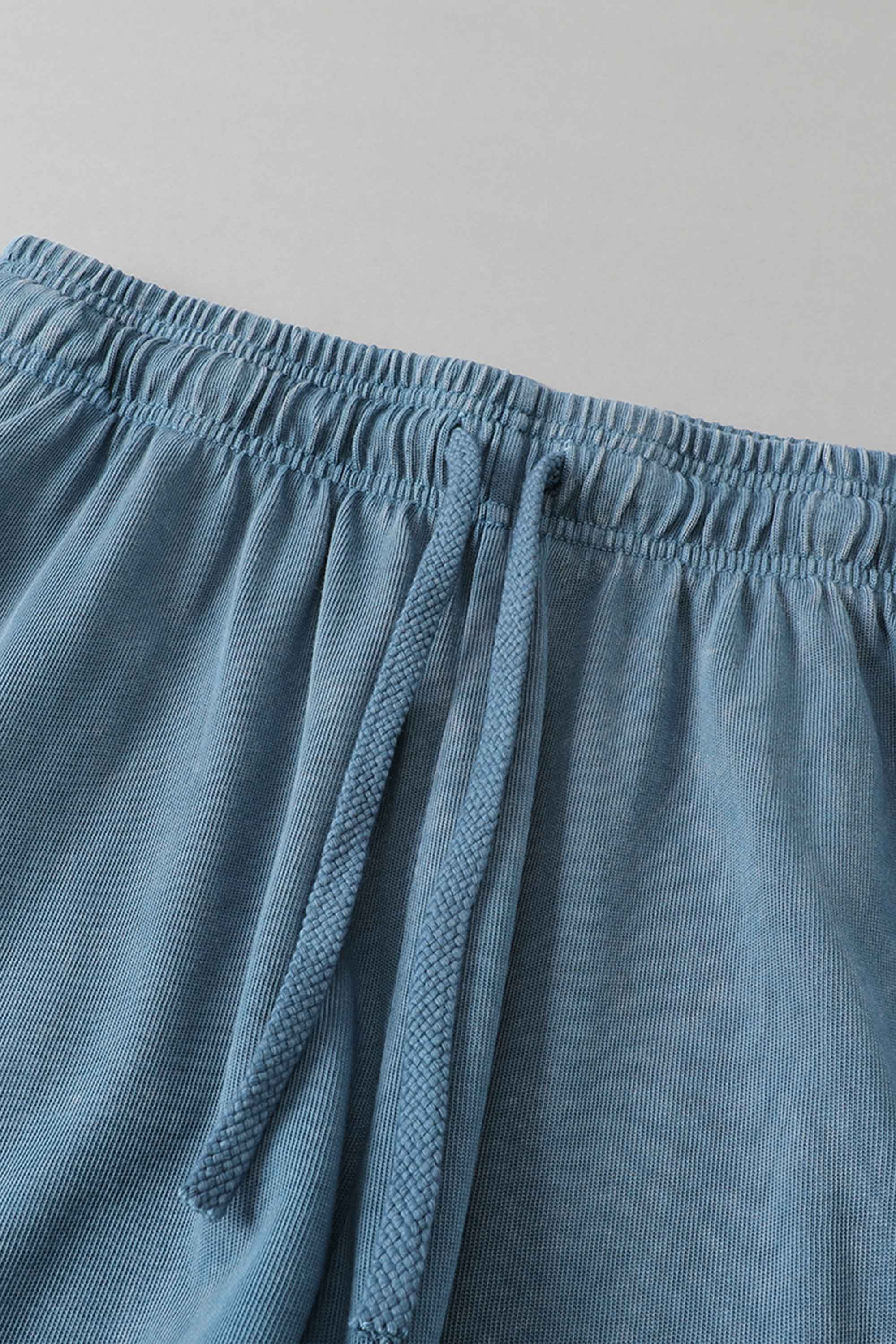 Acid Wash Laid-Back Trousers