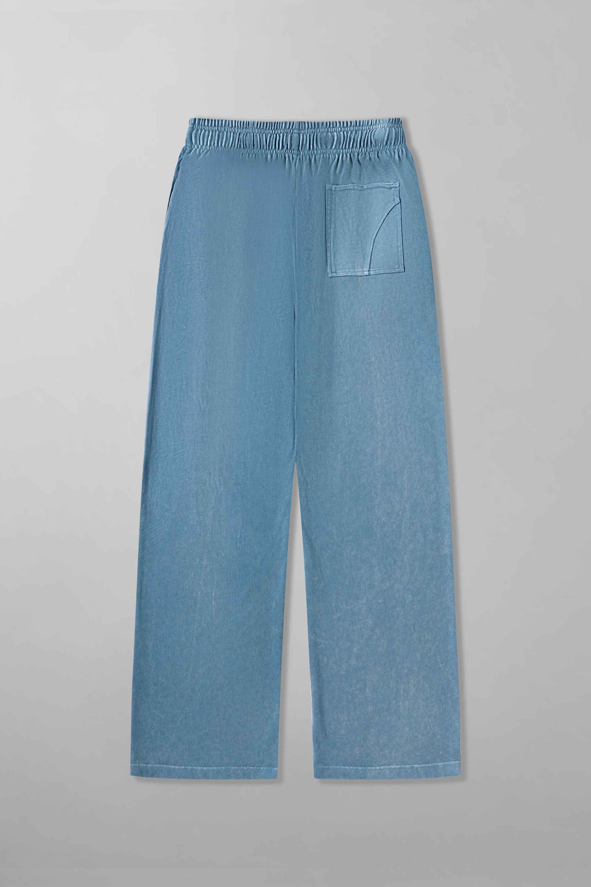 Acid Wash Laid-Back Trousers
