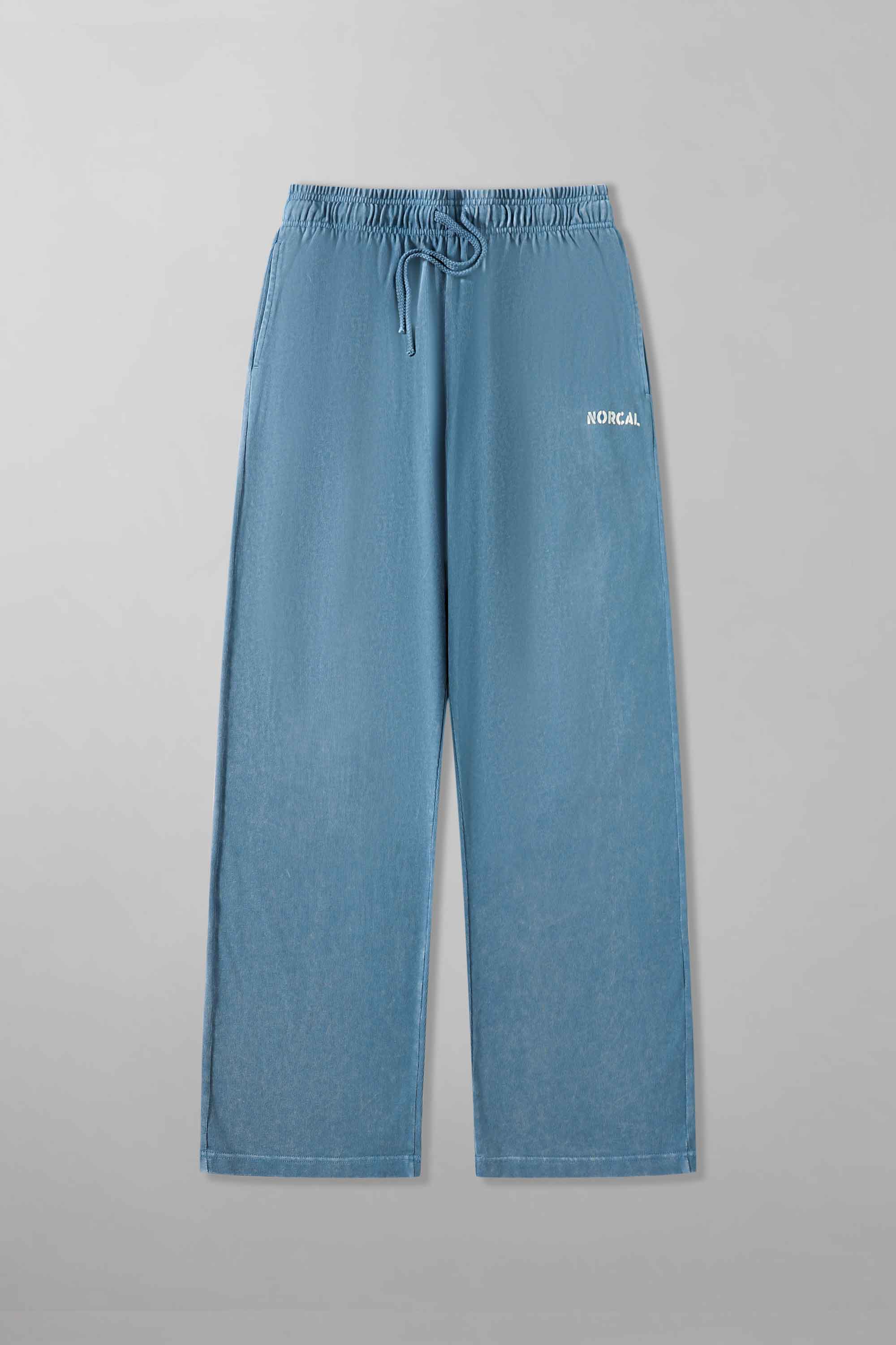 Acid Wash Laid-Back Trousers