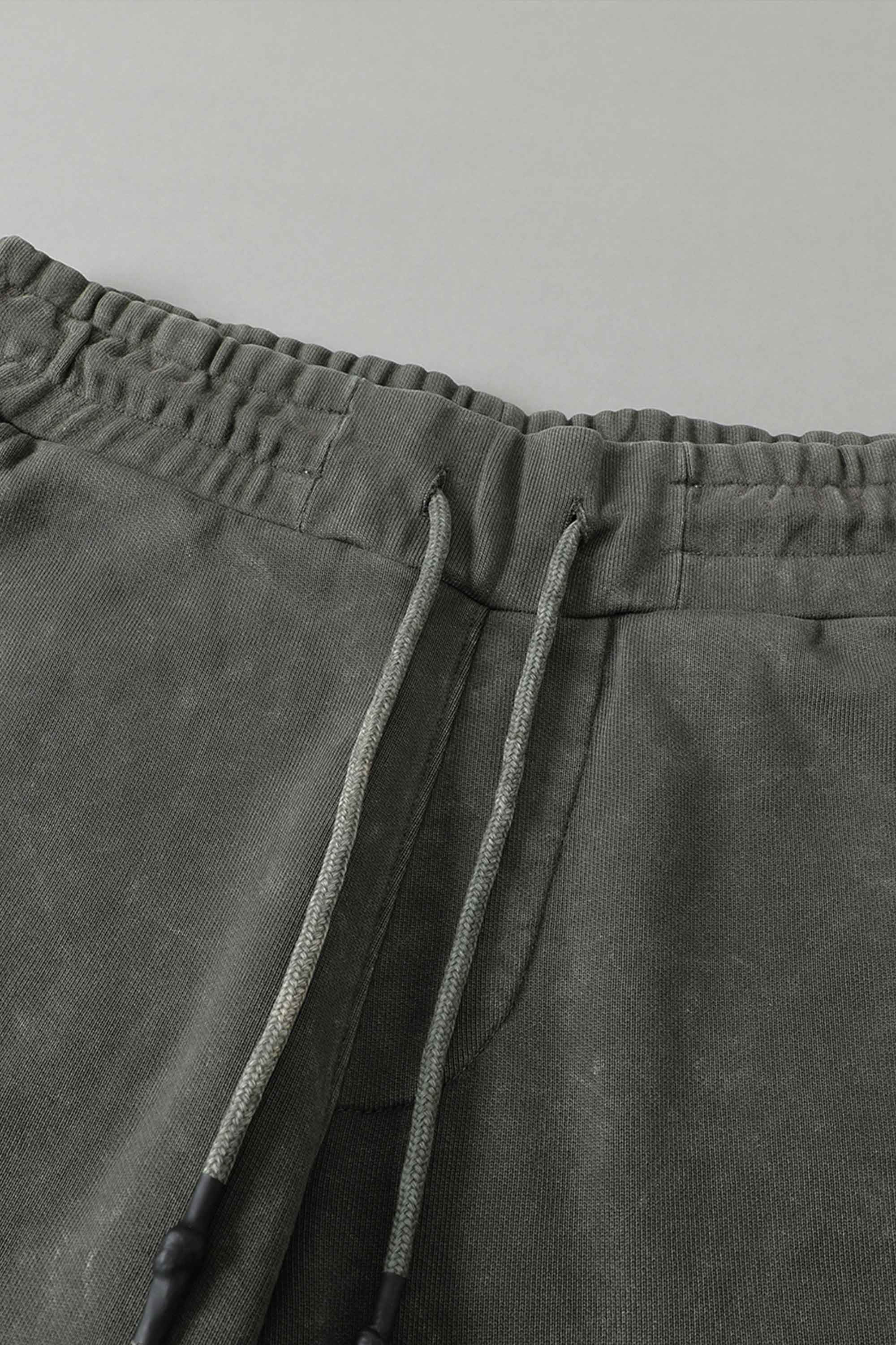 Acid Wash Brief Shorts