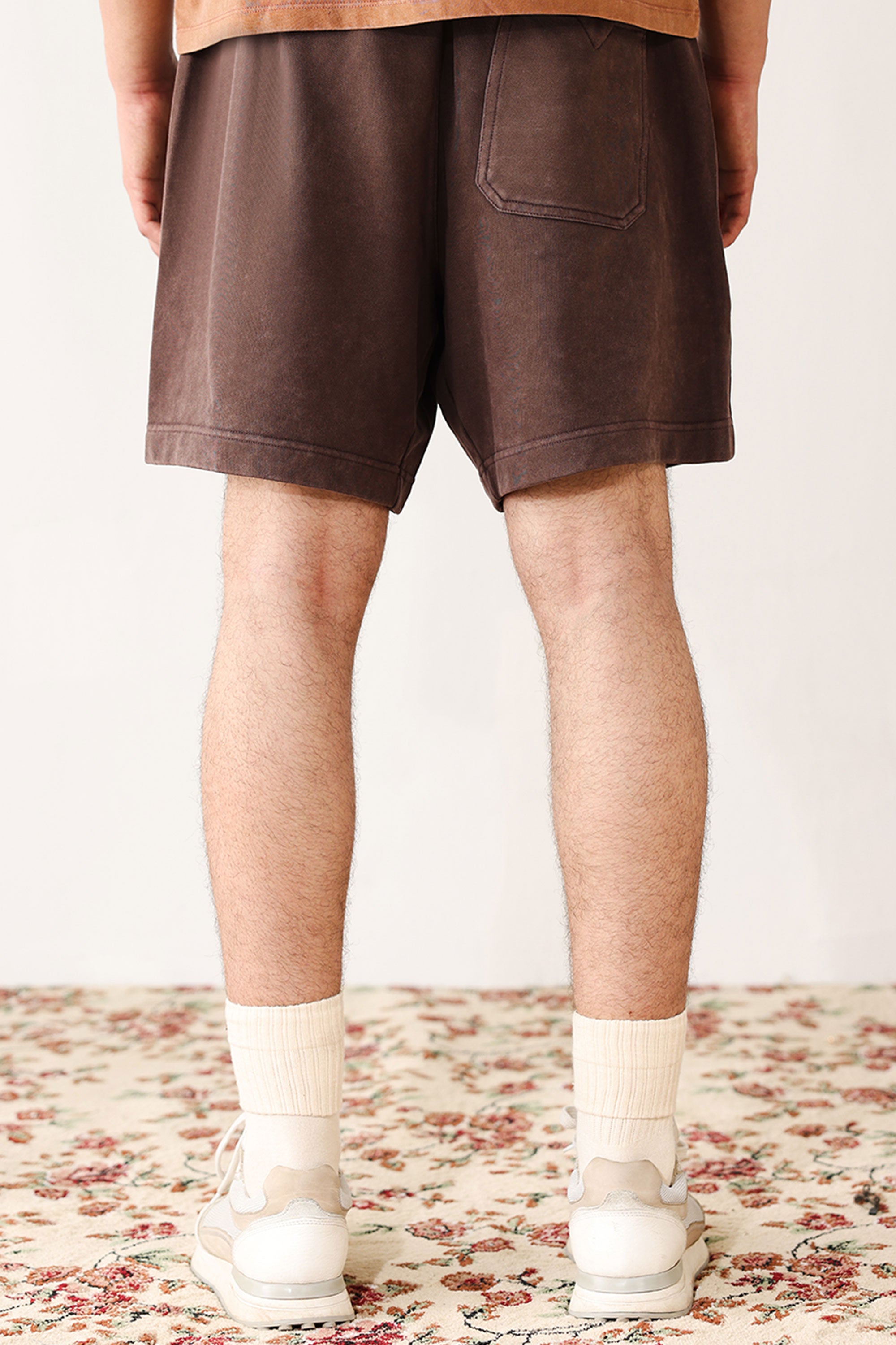 Embroidered Pattern Laid-back Shorts