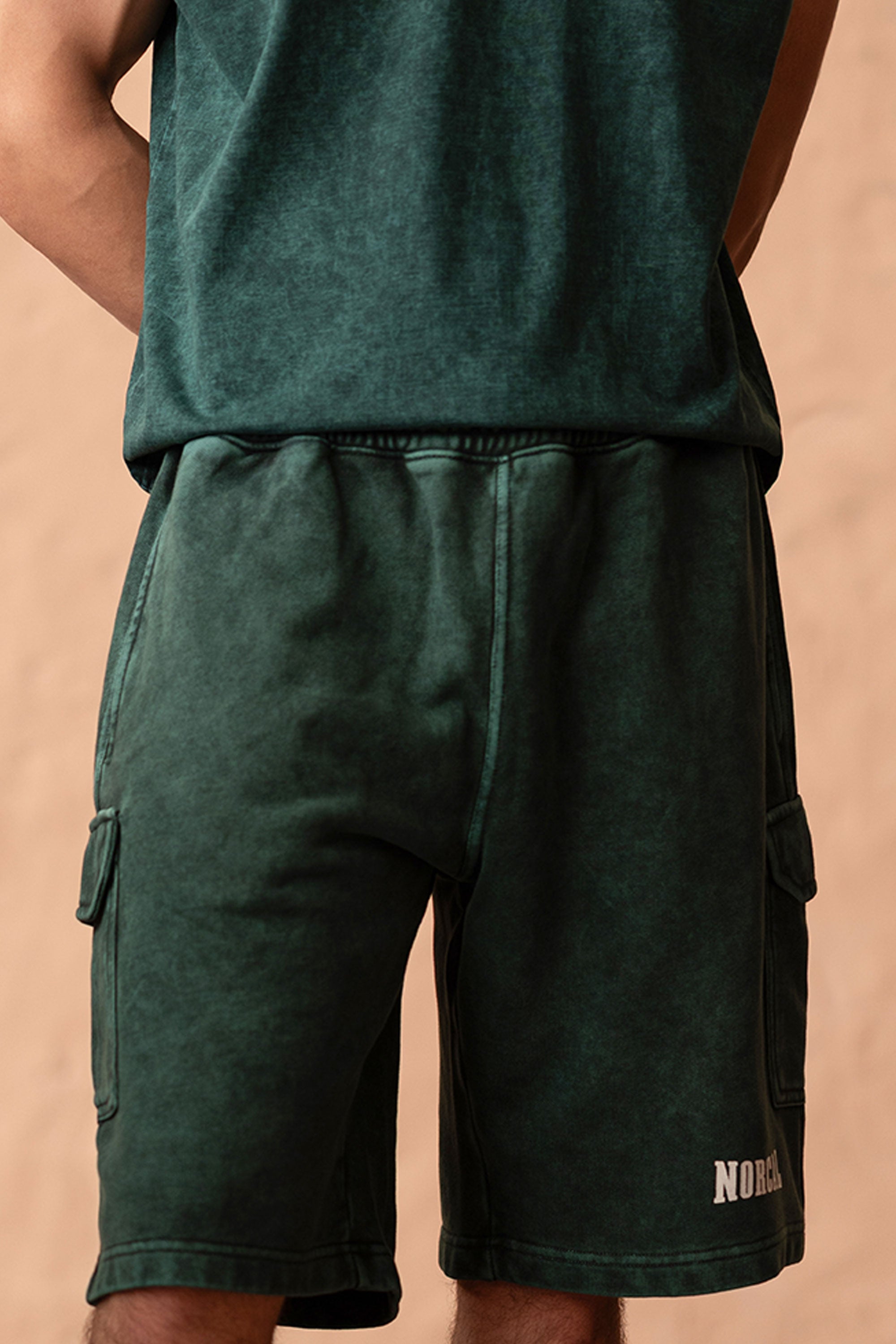 Cargo Acid Wash Shorts
