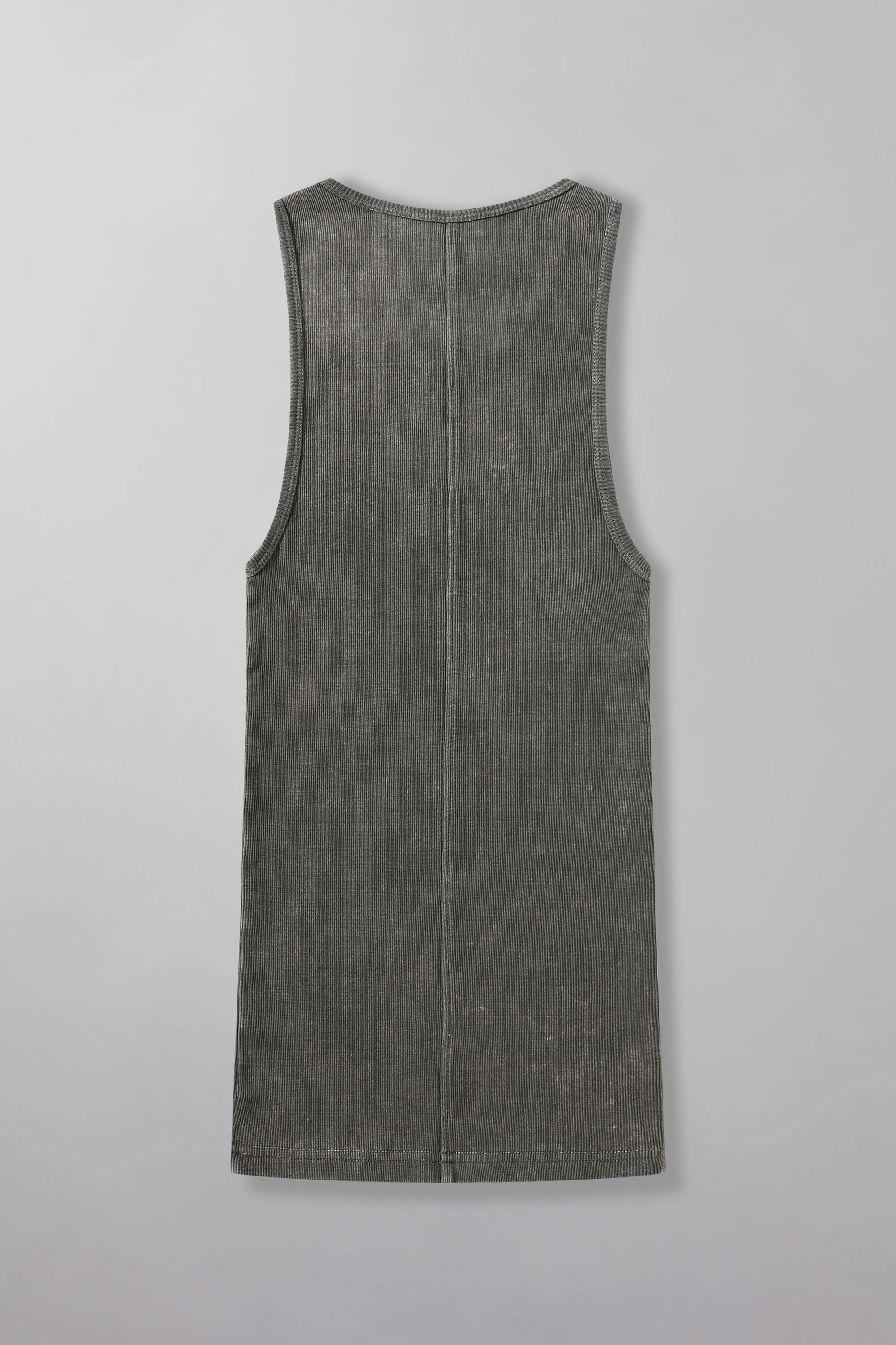 Acid Wash Straight Bottom Rib Tank