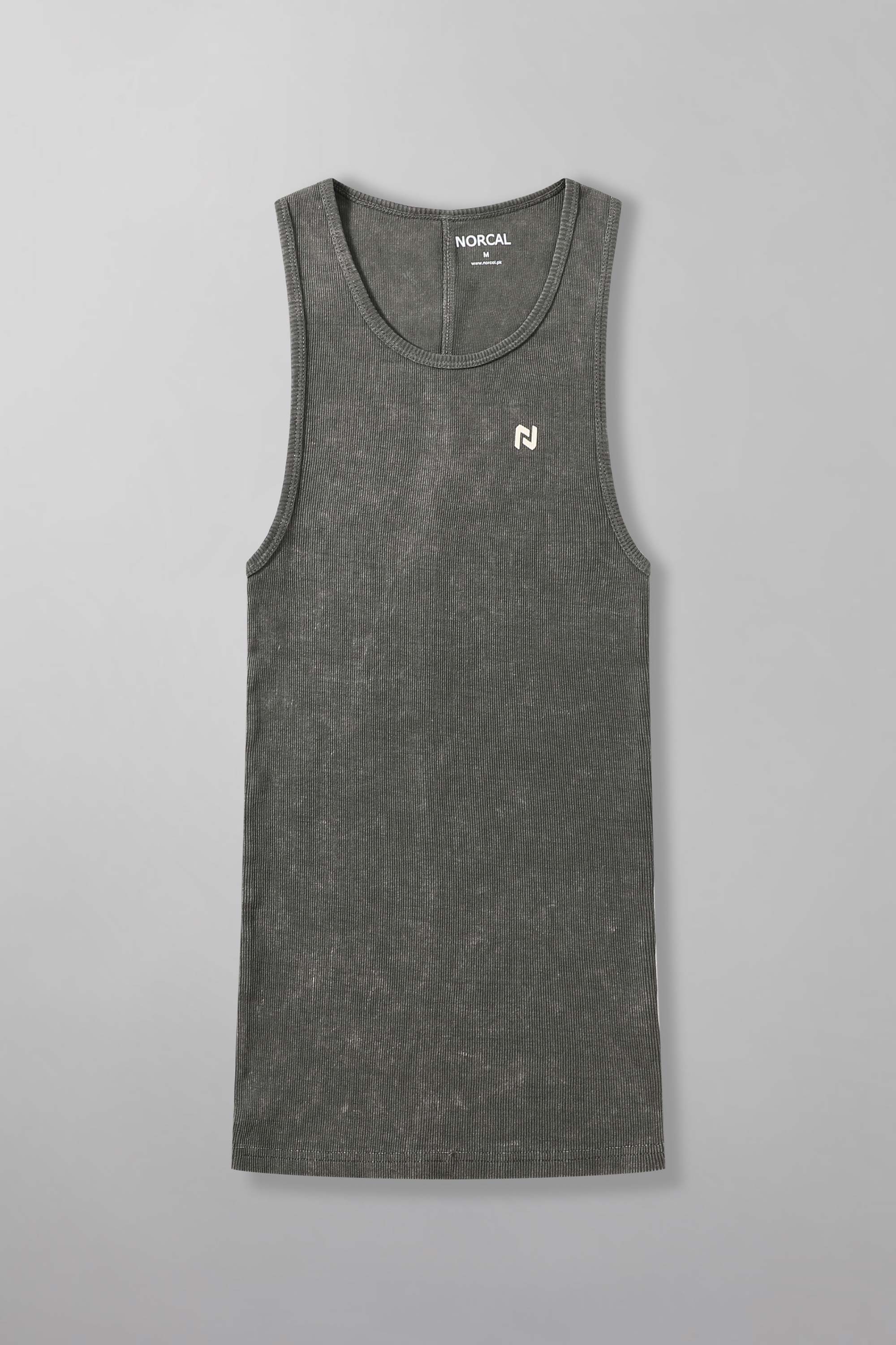 Acid Wash Straight Bottom Rib Tank