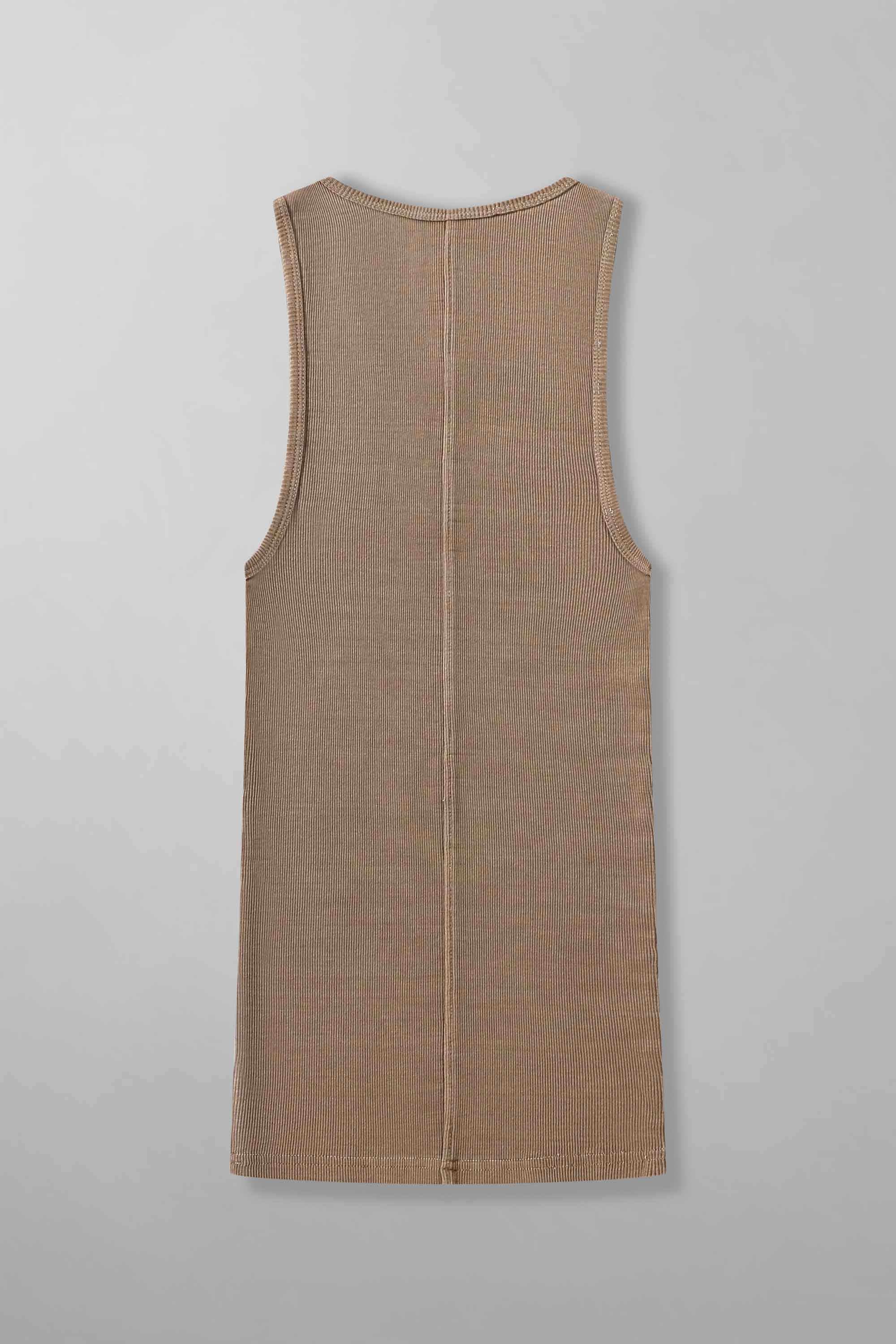 Acid Wash Straight Bottom Rib Tank