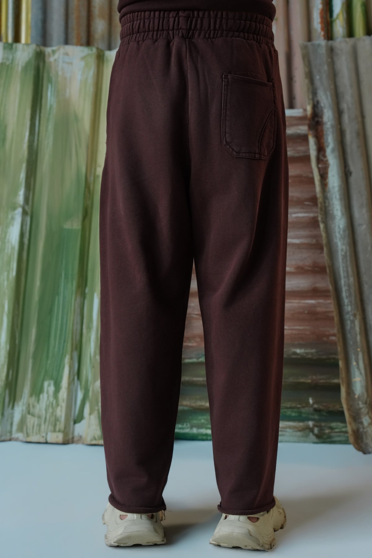 Element Flame Acid Wash Trousers - Coffee Brown