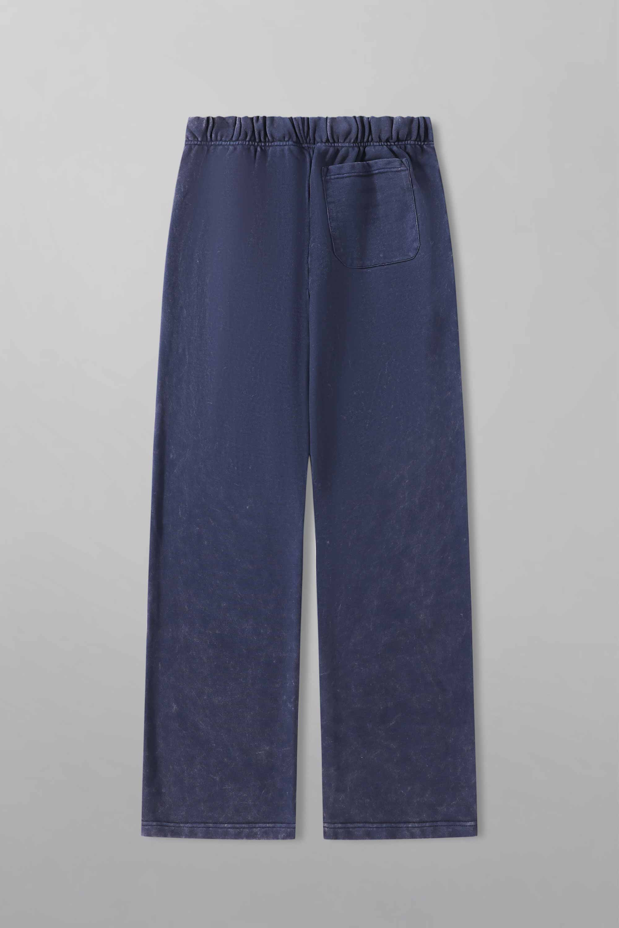 Relaxed Fit Acid Wash Trousers