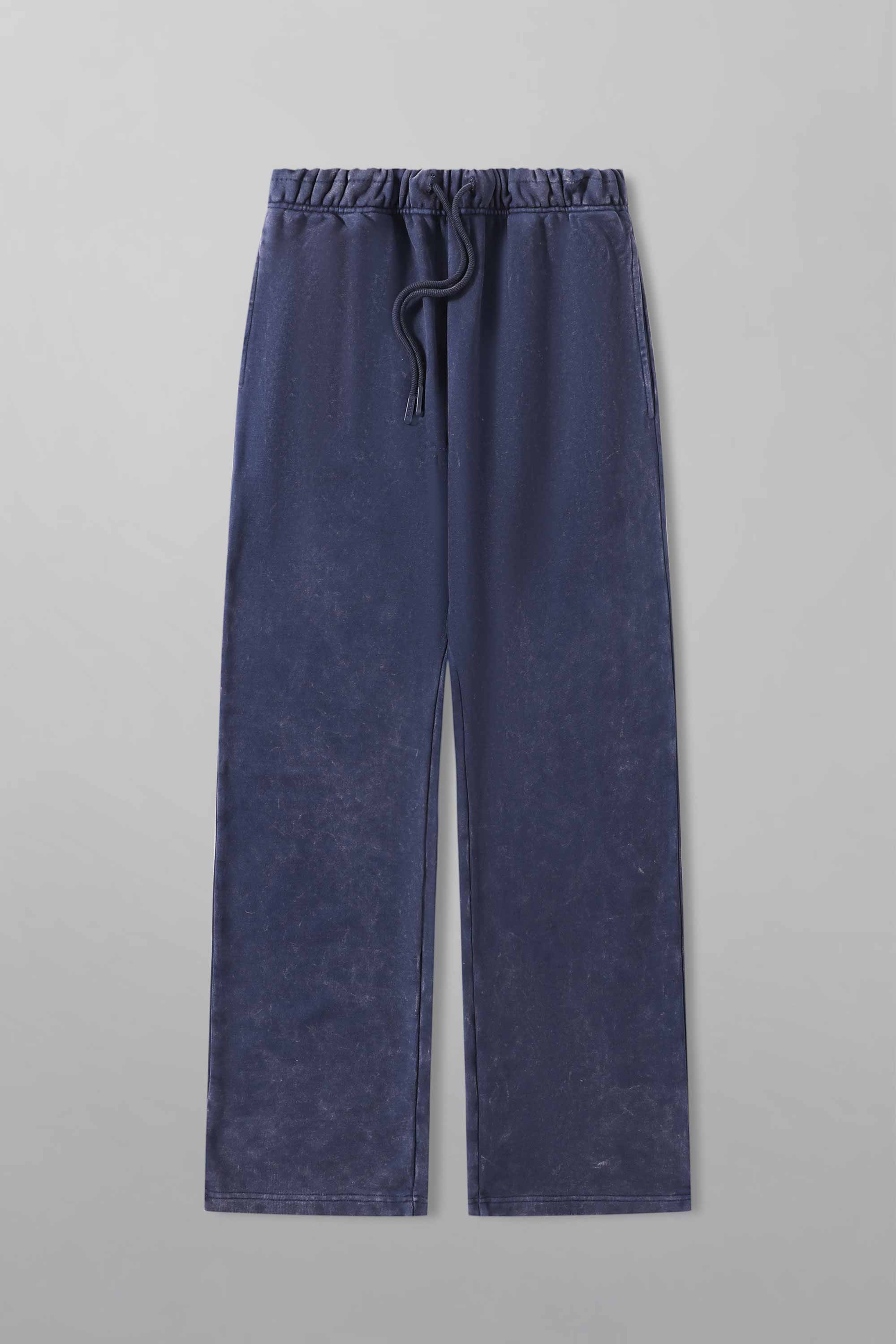 Relaxed Fit Acid Wash Trousers