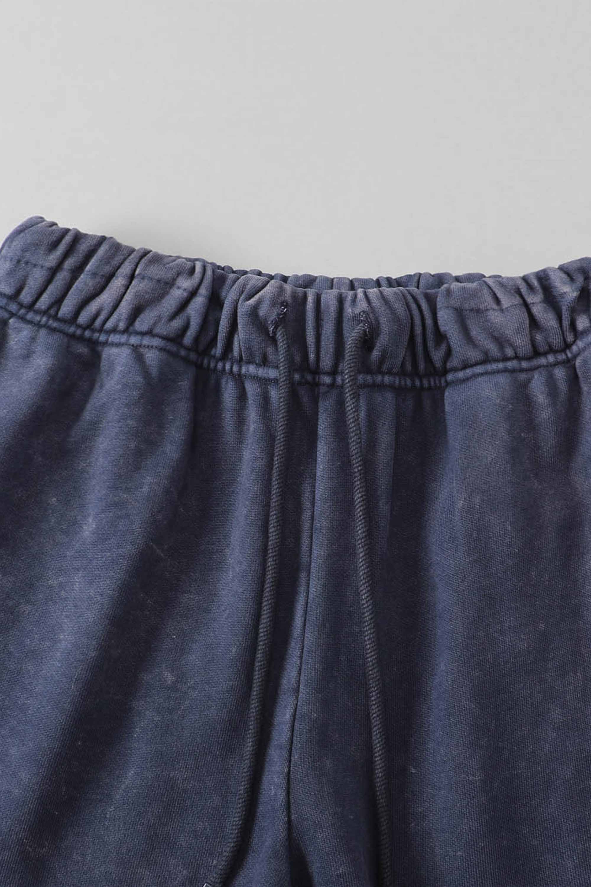 Relaxed Fit Acid Wash Trousers