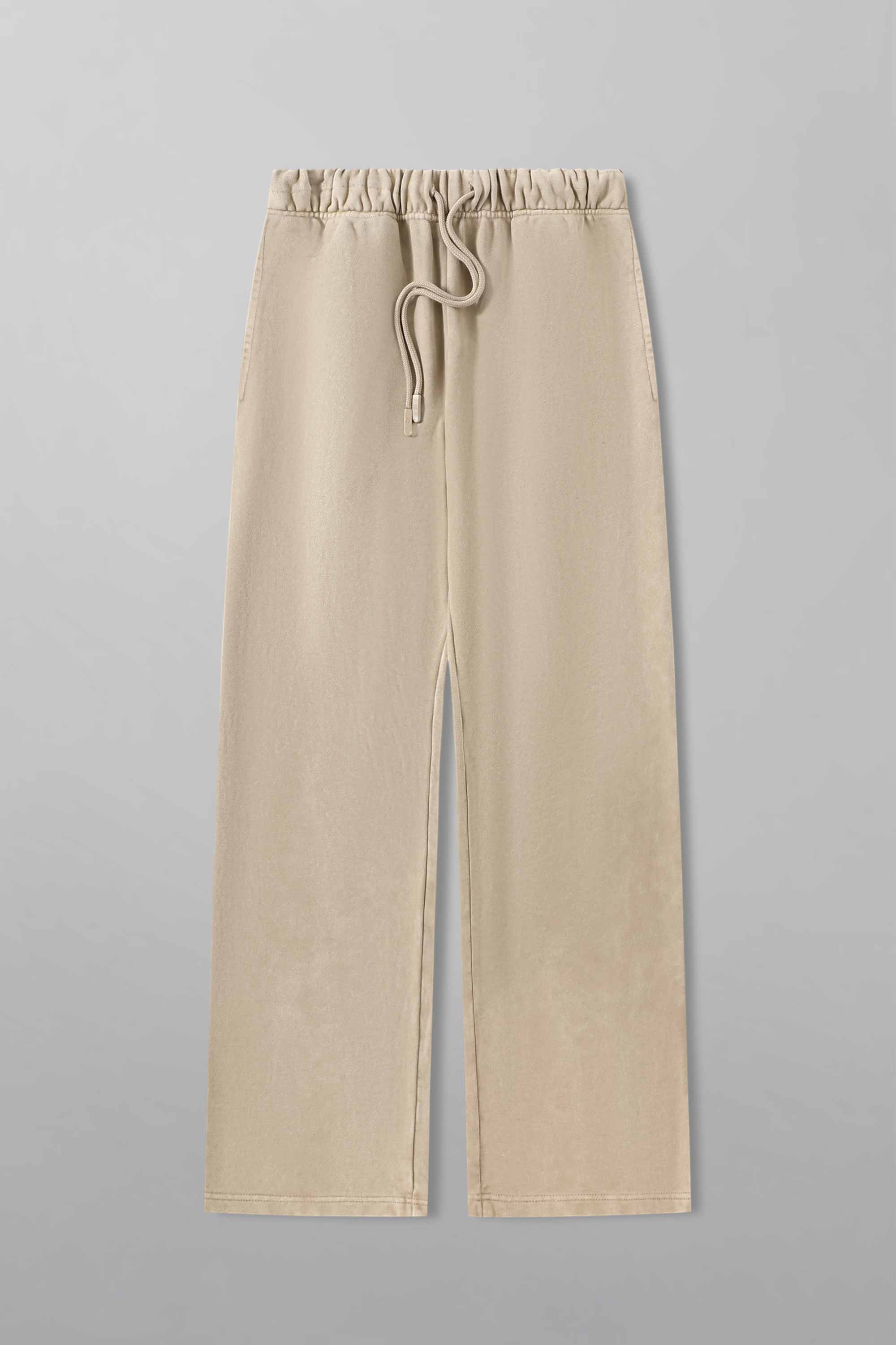 Relaxed Fit Acid Wash Trousers