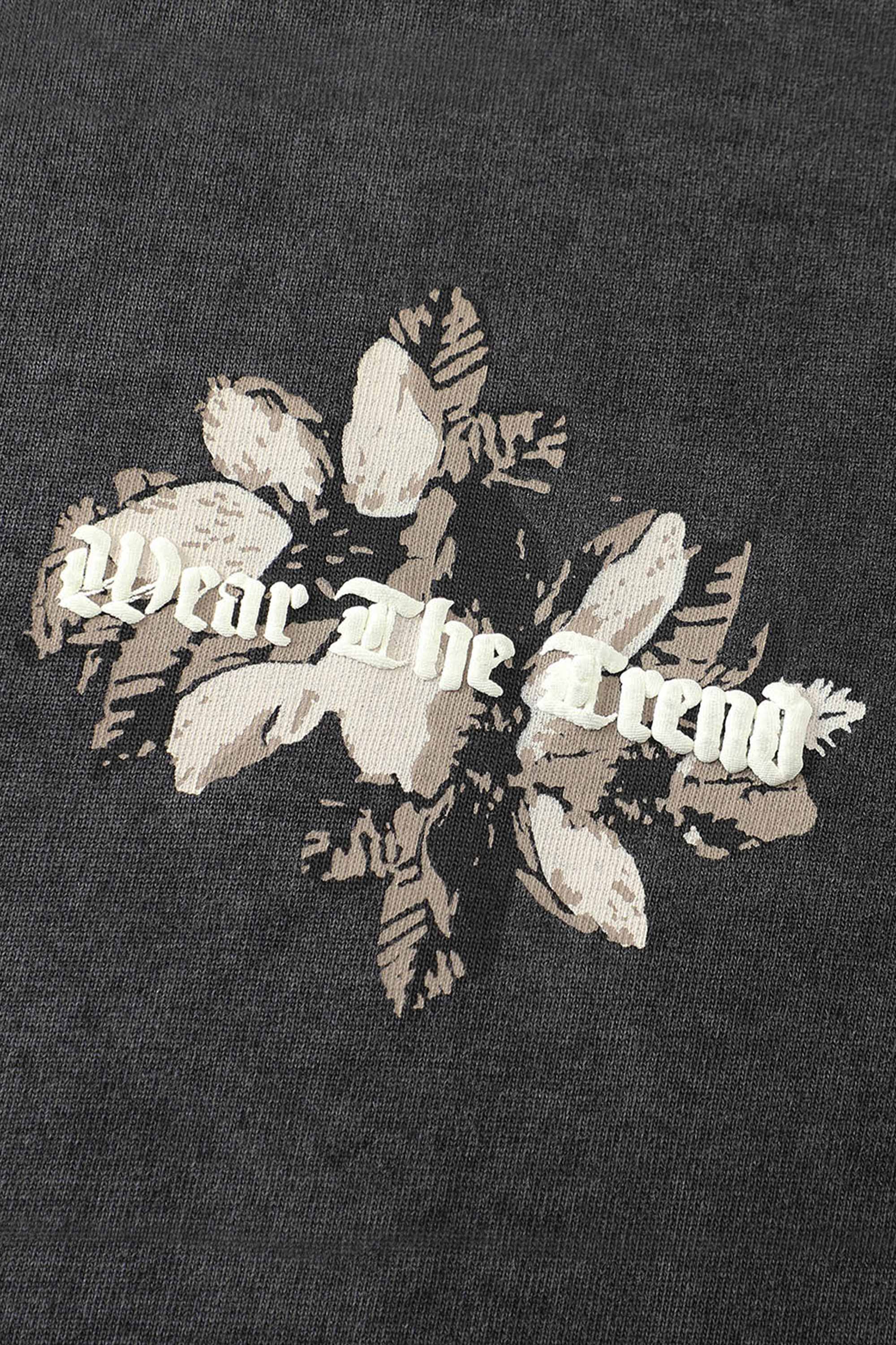 Statement Acid Wash Tee Shirt