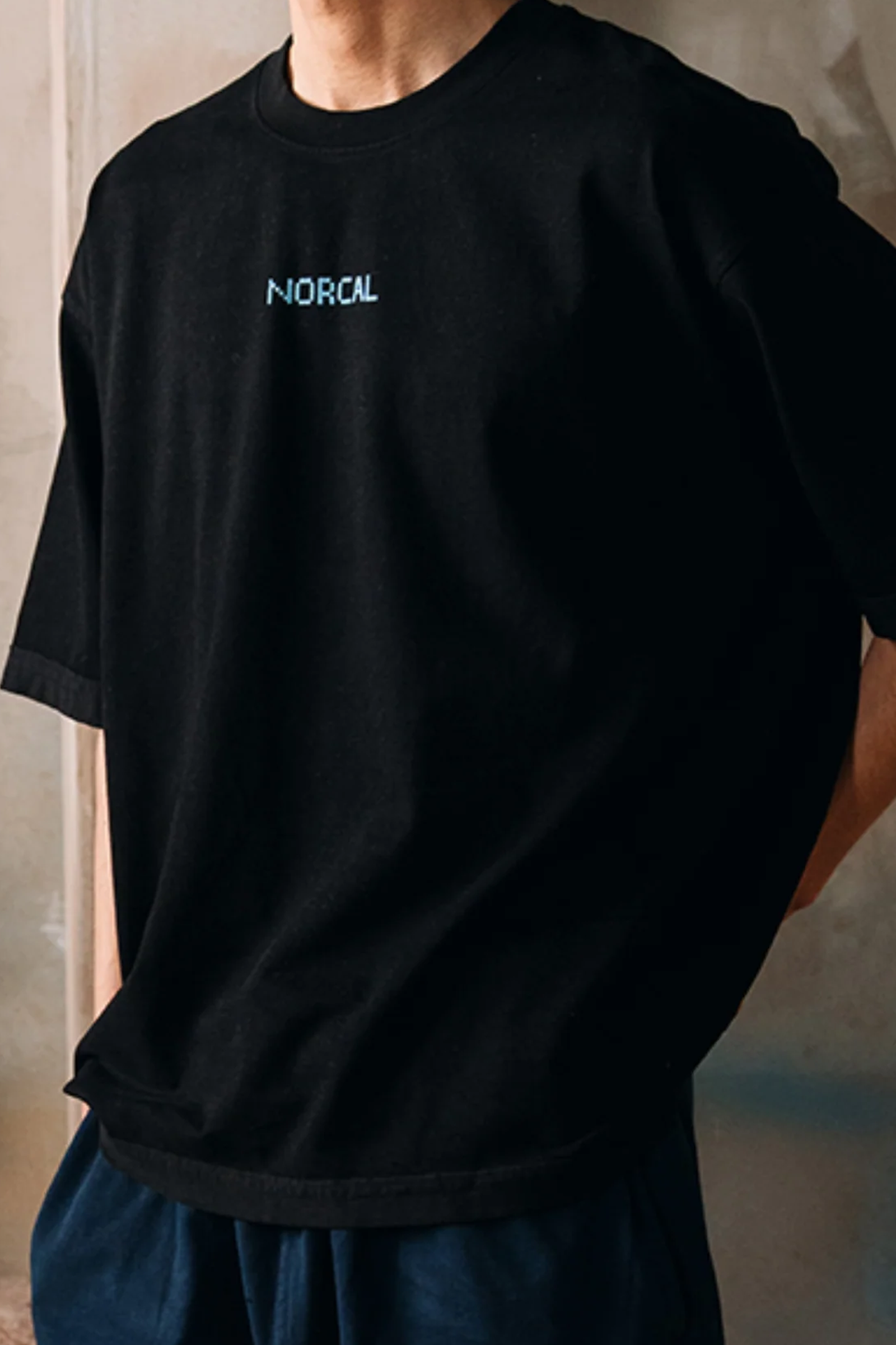 Don't Over Think Acid Wash Tee - Black