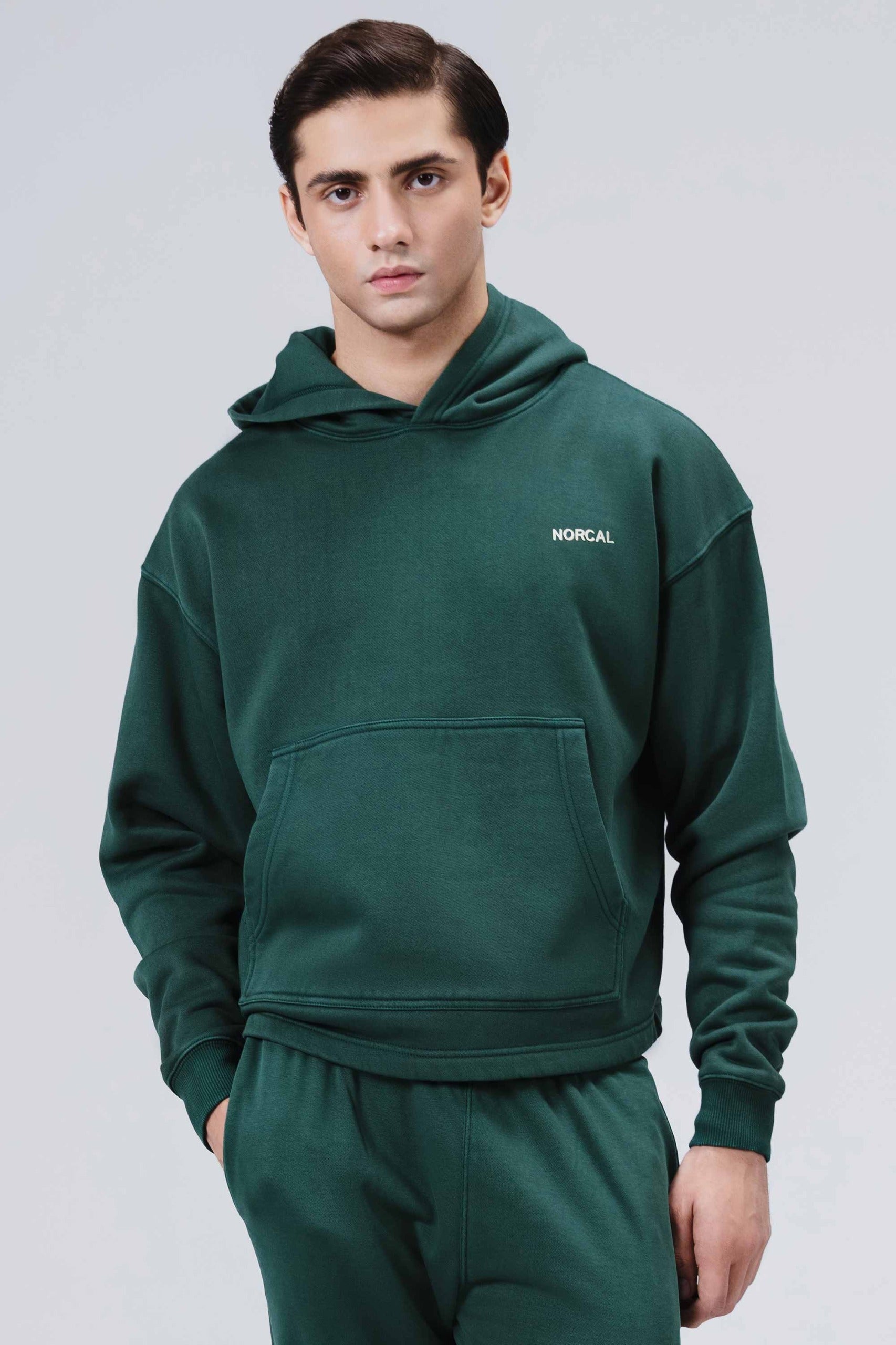 Cropped LSF Acid Wash Hoodie