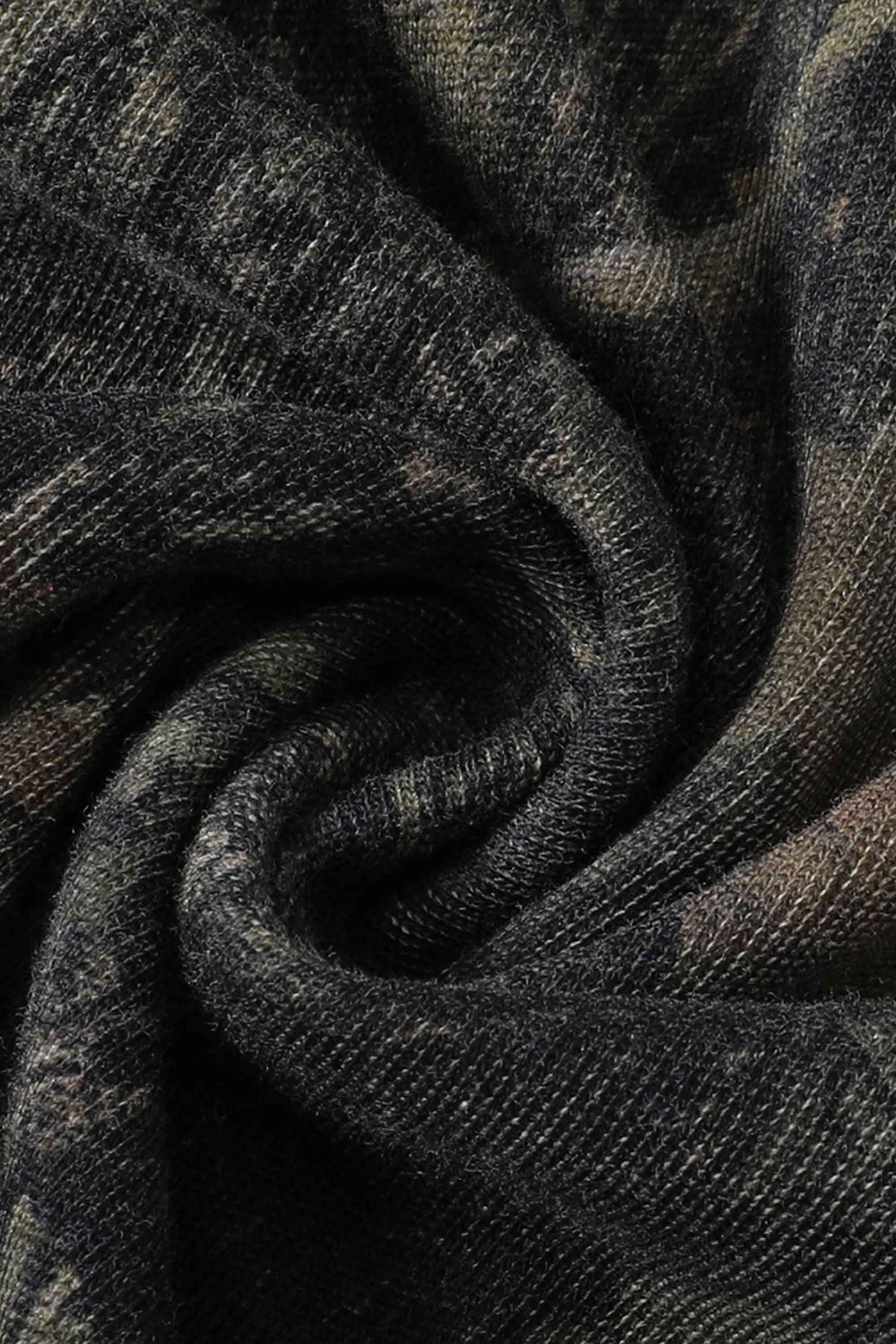Dark Camouflage Laid-Back Trousers
