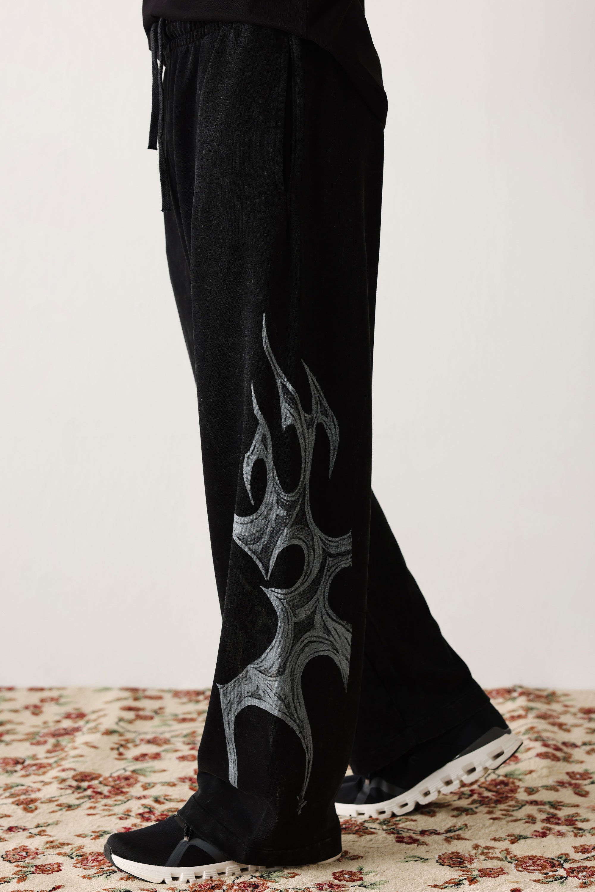 Big Print Graphic Trousers