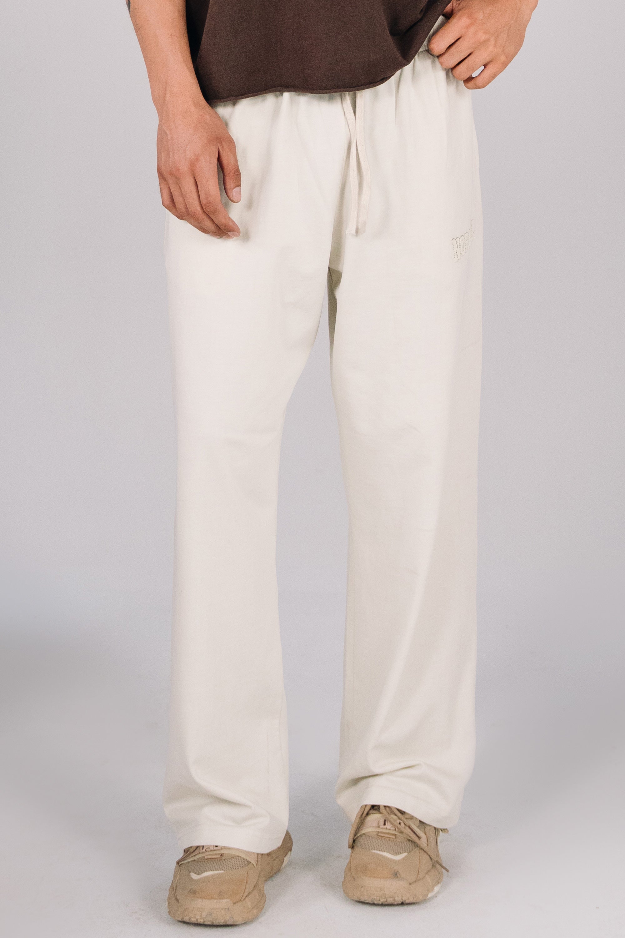 Relaxed Fit Acid Wash Trousers