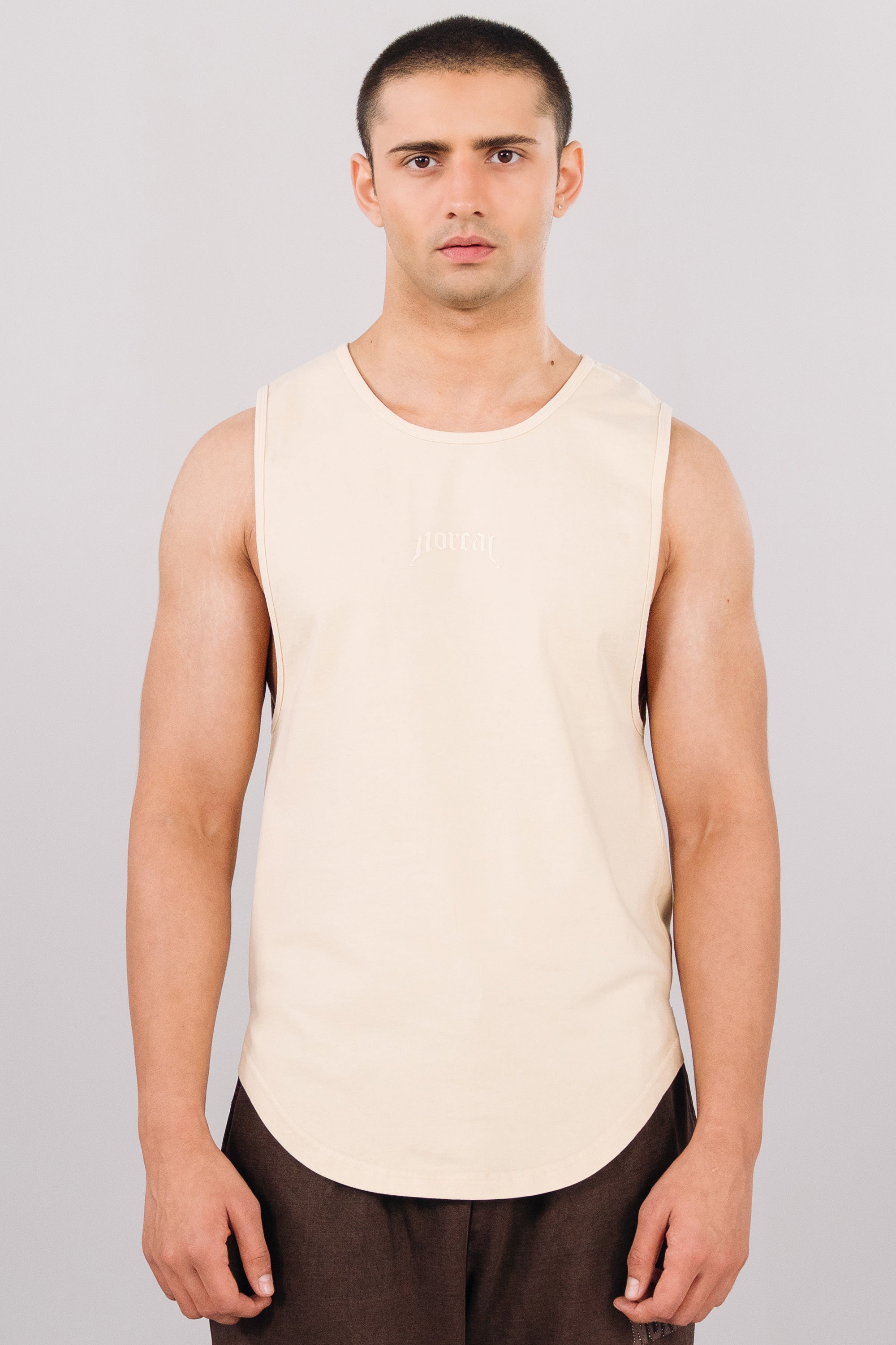 Scoop Bottom Jersey Tank Top