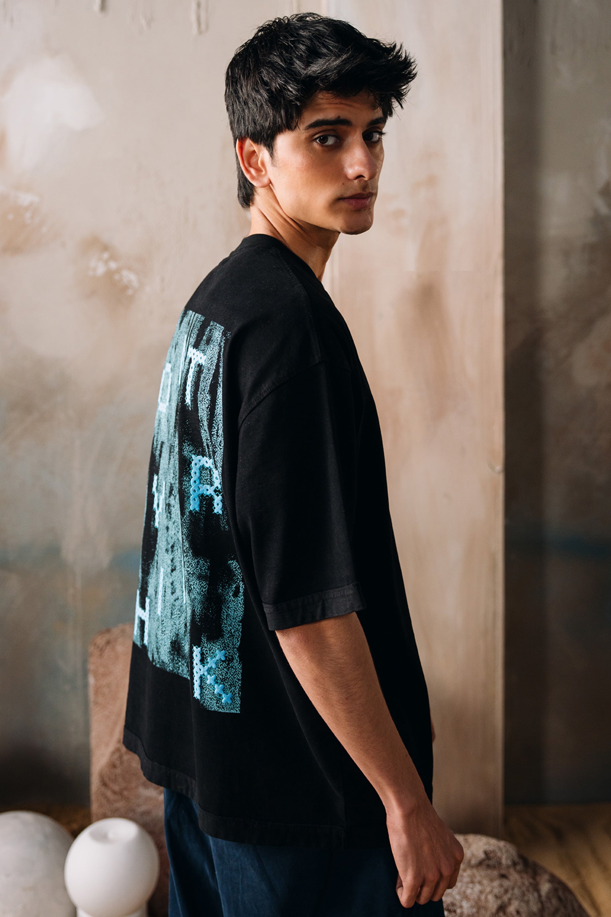 Don't Over Think Acid Wash Tee