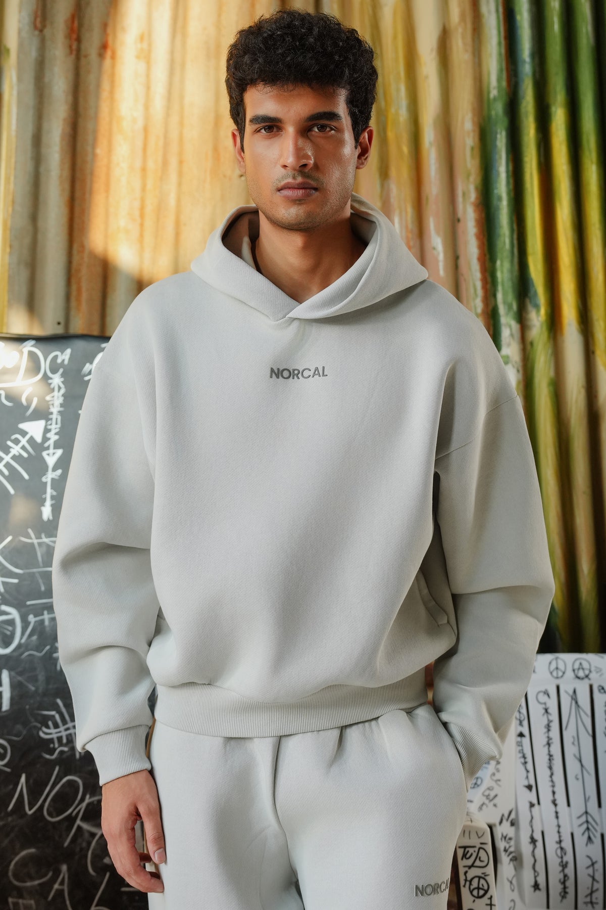 Special Terry-Jersey Bonding Fabric Pullover - Silver Grey