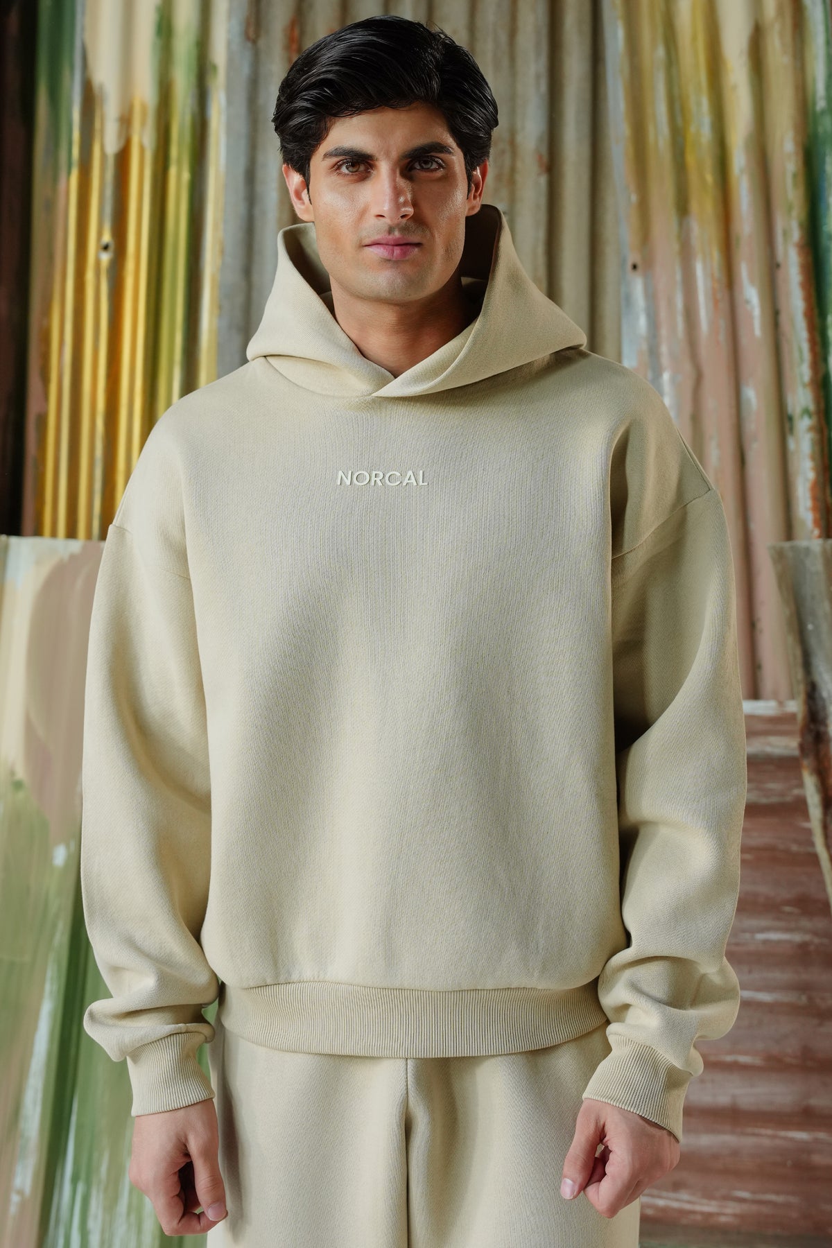 Special Terry-Jersey Bonding Fabric Pullover - Cream