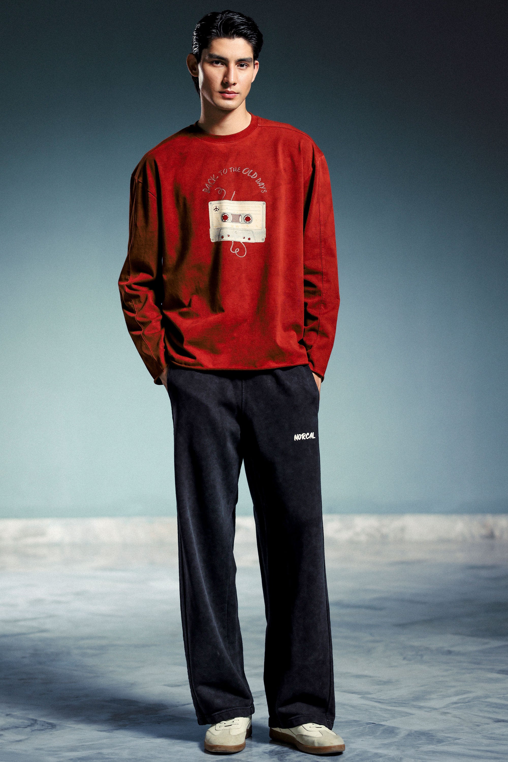 Retro Cassette Oil Wash T Shirt