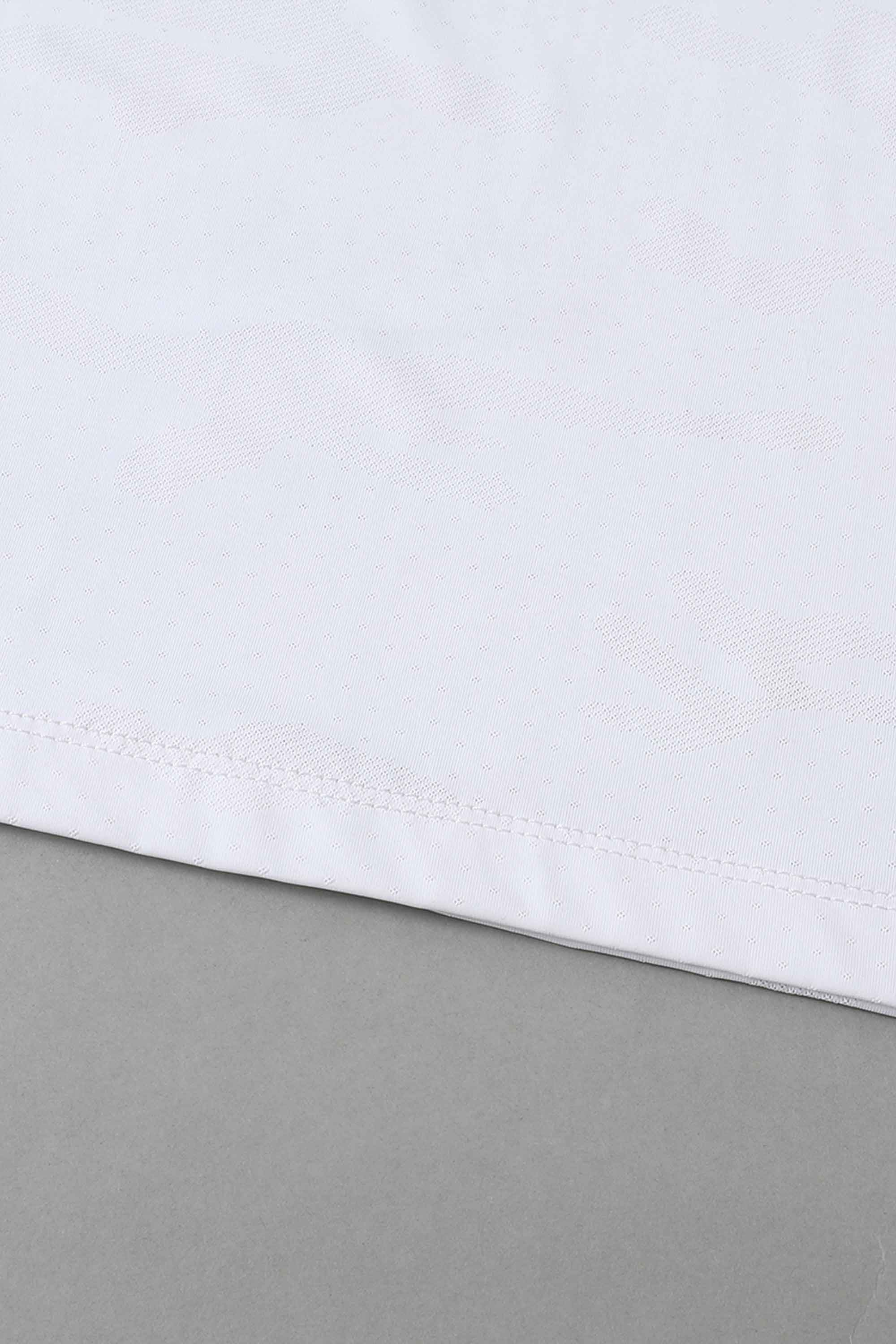 Camouflage Textured Breathable Dri-Fit Tee