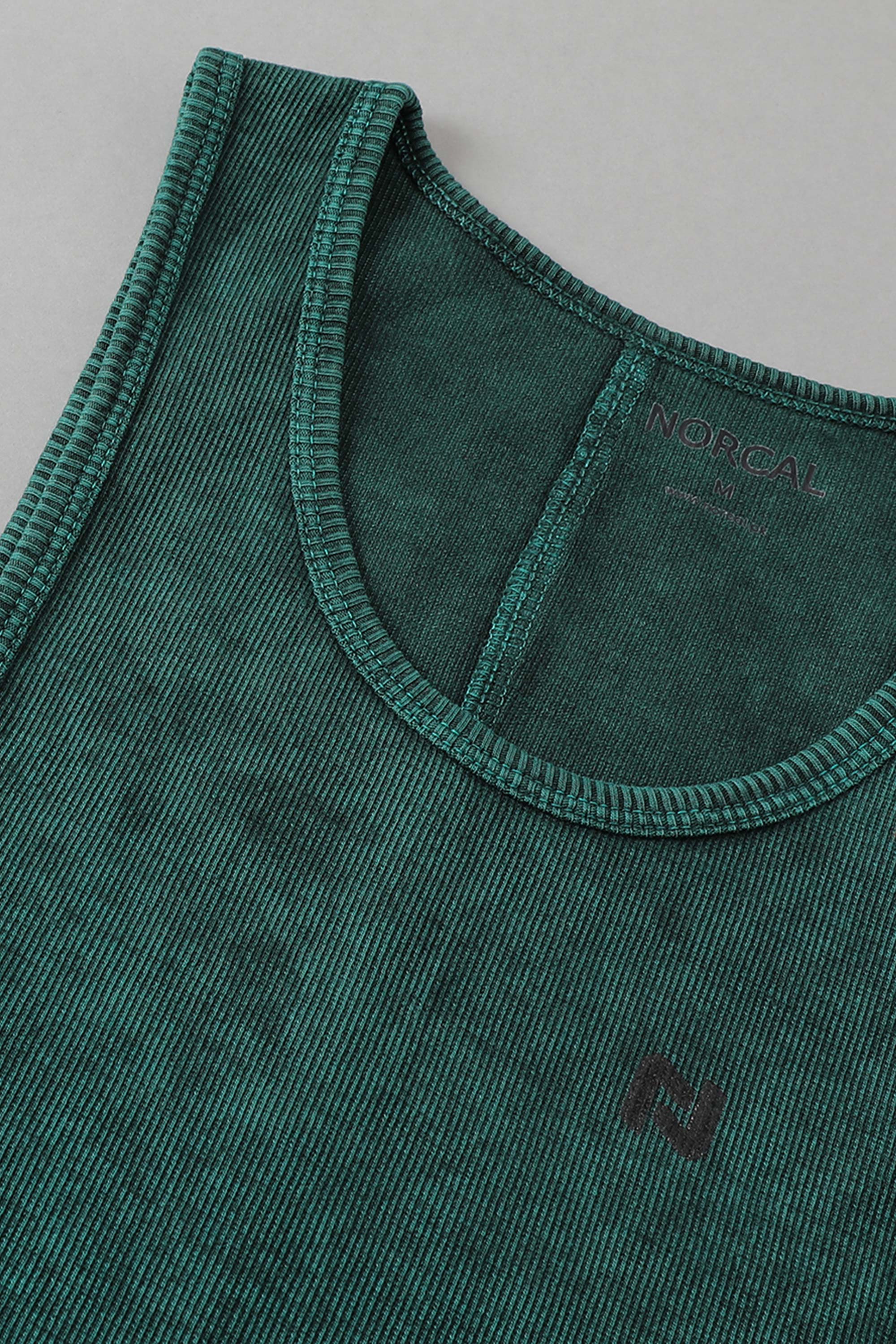 Acid Wash Straight Bottom Rib Tank