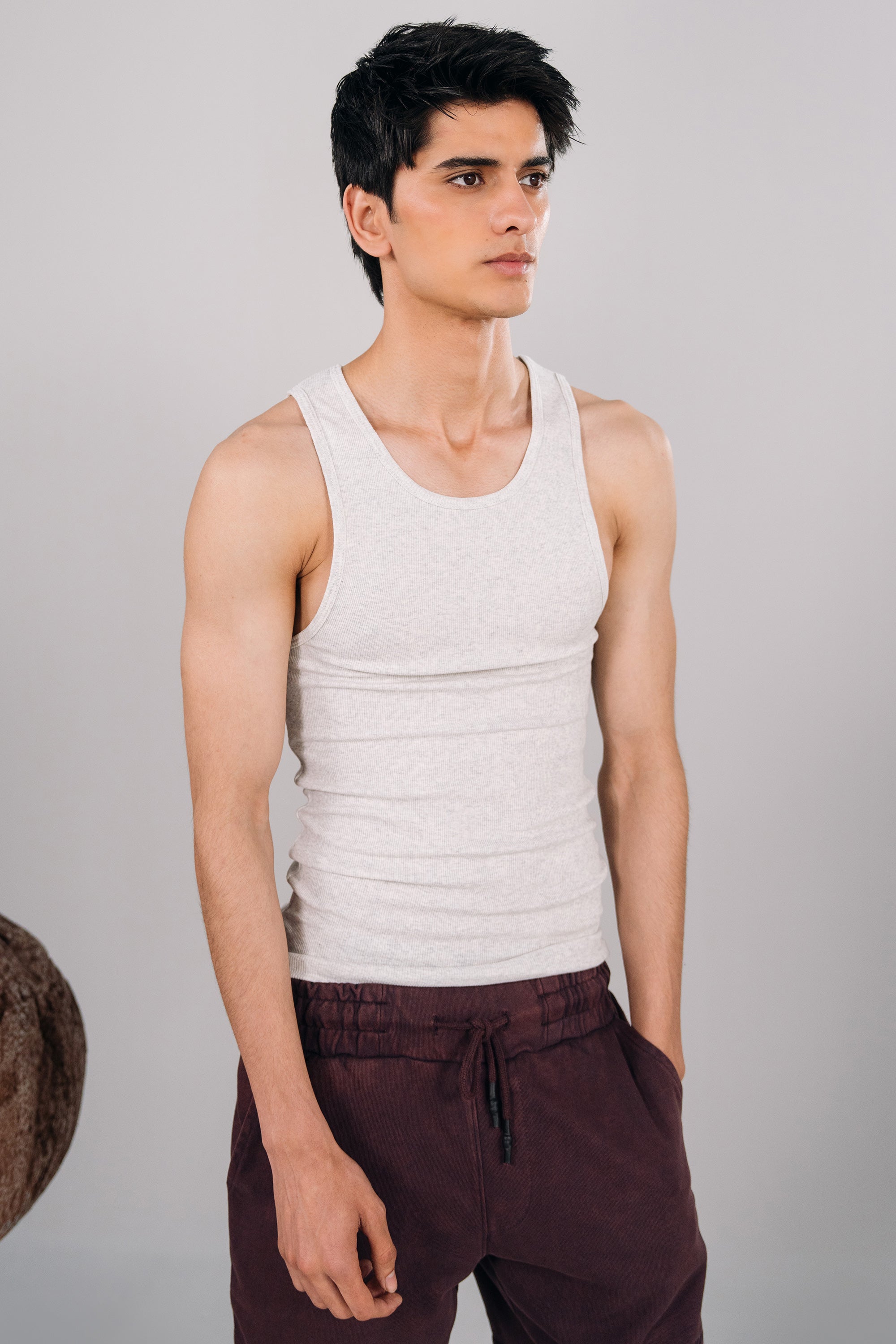 Super Stretchable Rib Jersey Tank