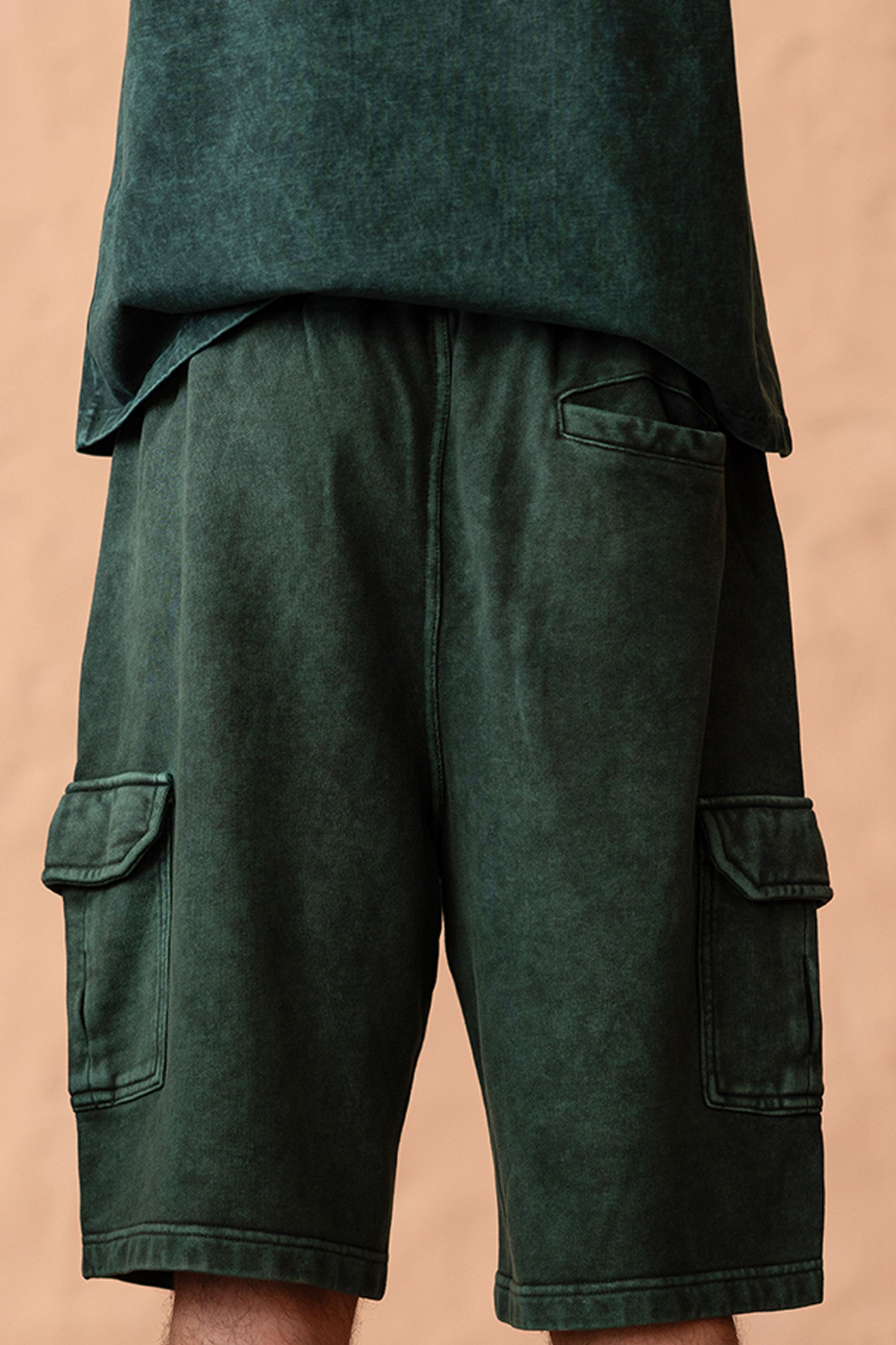 Cargo Acid Wash Shorts