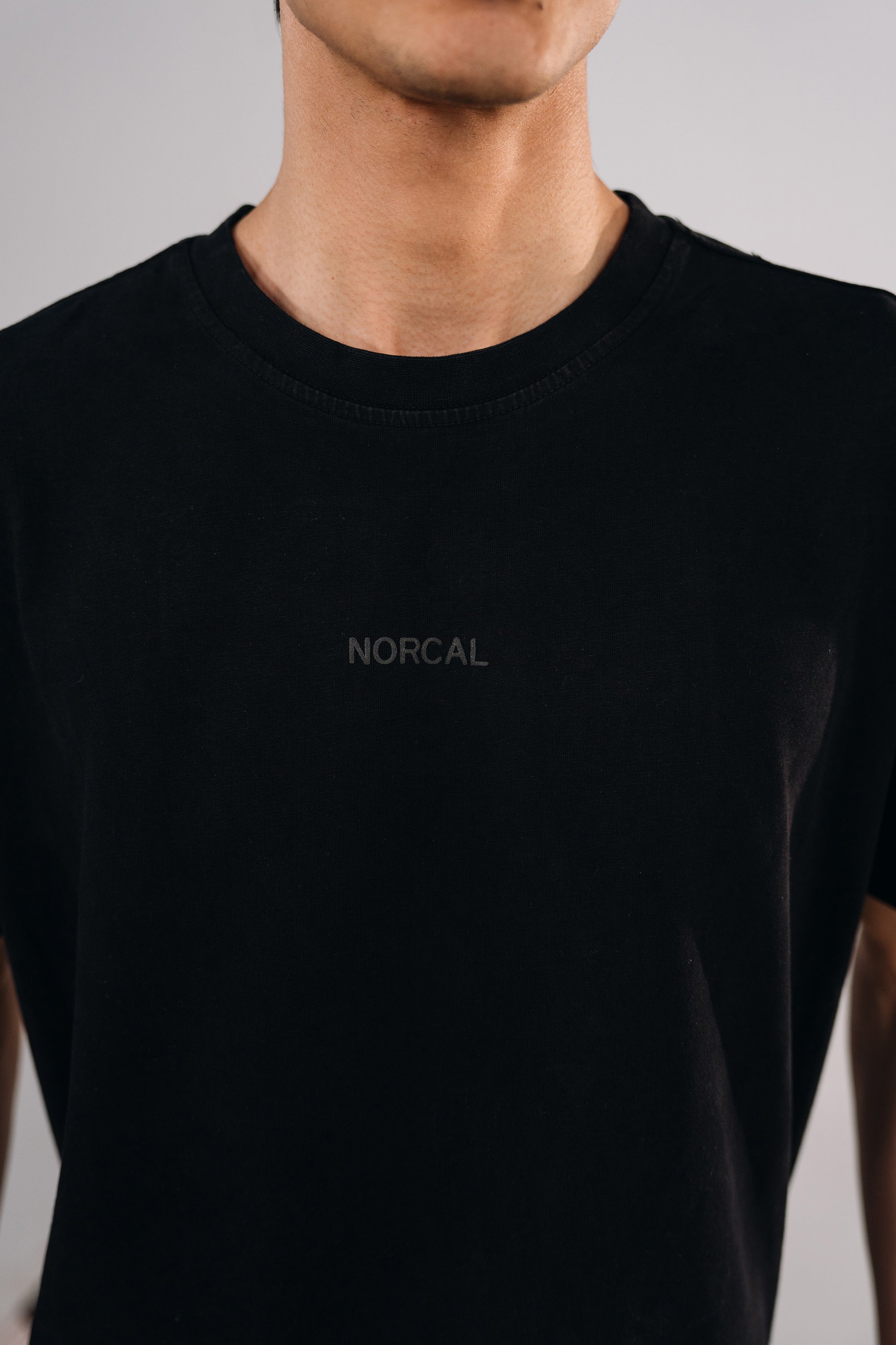 Acid Wash Scoop Bottom Tee