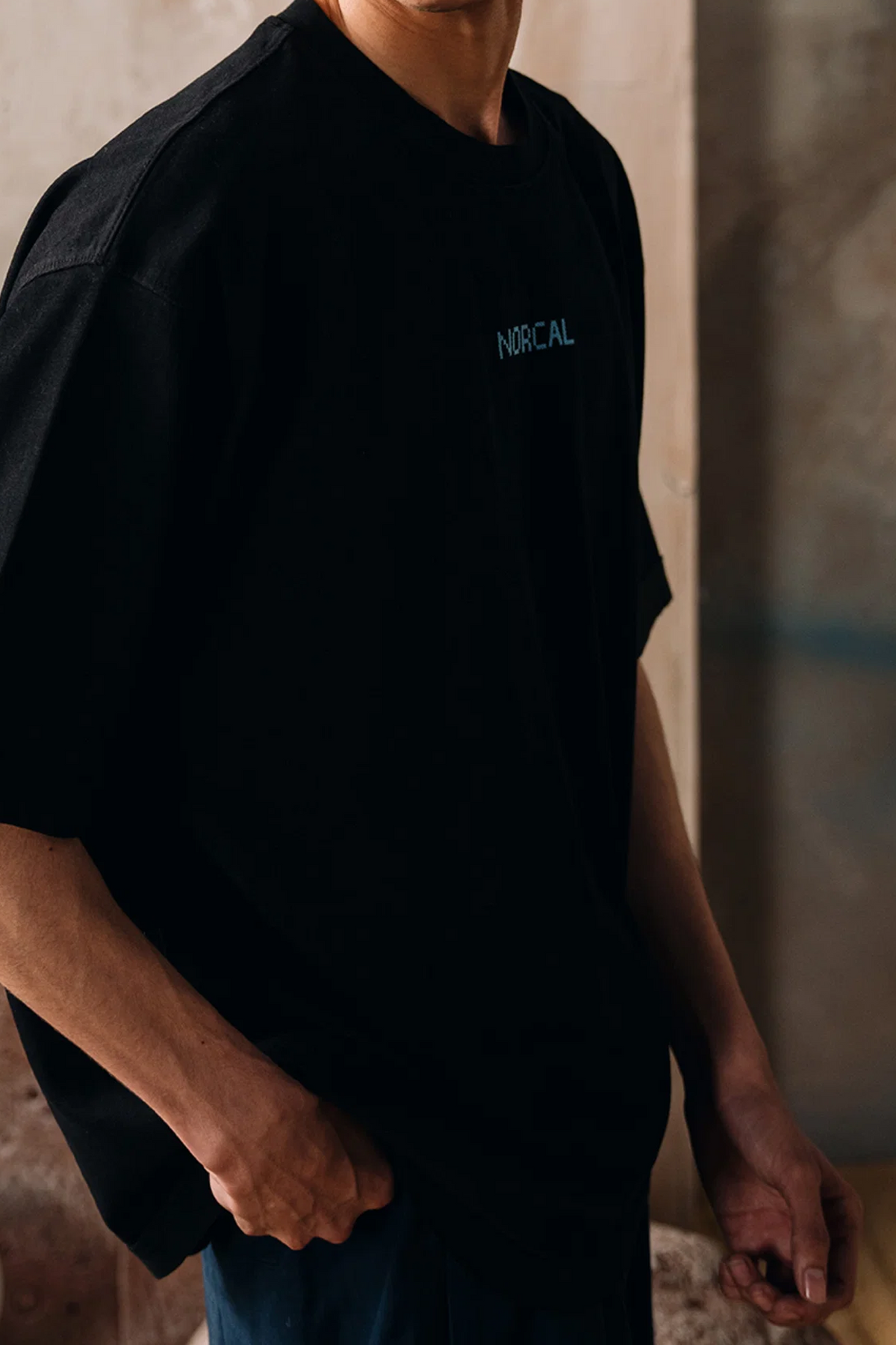Don't Over Think Acid Wash Tee - Black